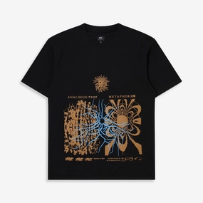 EDWIN | ANALOGUE METAPHOR T-SHIRT { BLACK