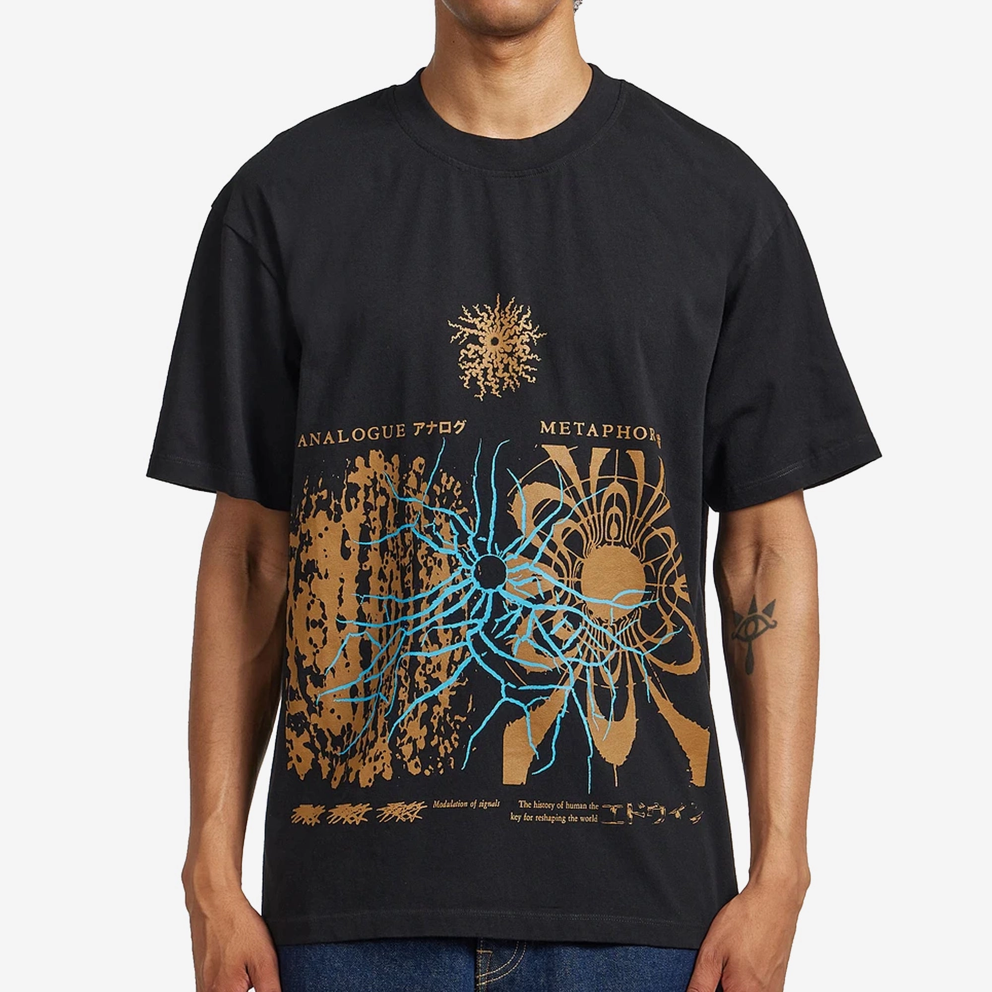 EDWIN | ANALOGUE METAPHOR T-SHIRT { BLACK