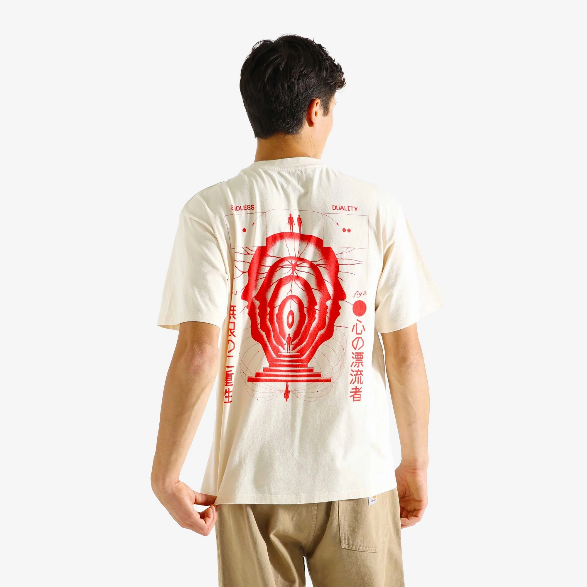EDWIN | MIND DRIFTER T-SHIRT { WHITECAP GRAY