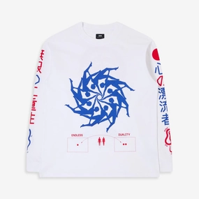 EDWIN | MIND DRIFTER T-SHIRT LS { WHITE