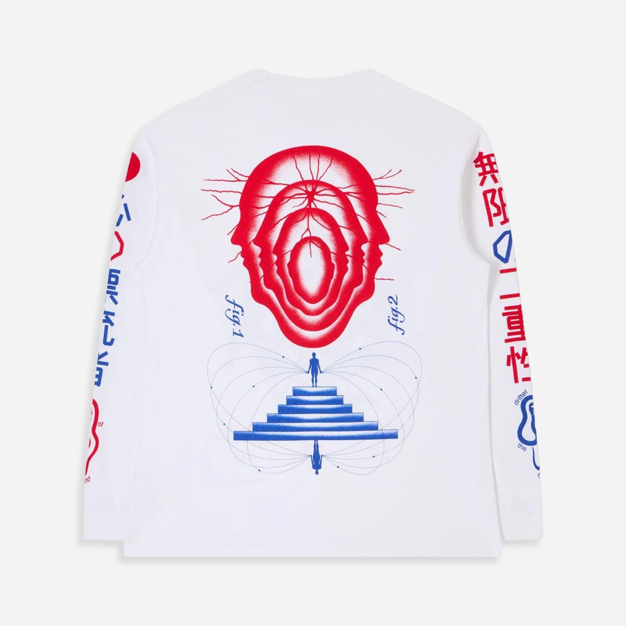 EDWIN | MIND DRIFTER T-SHIRT LS { WHITE