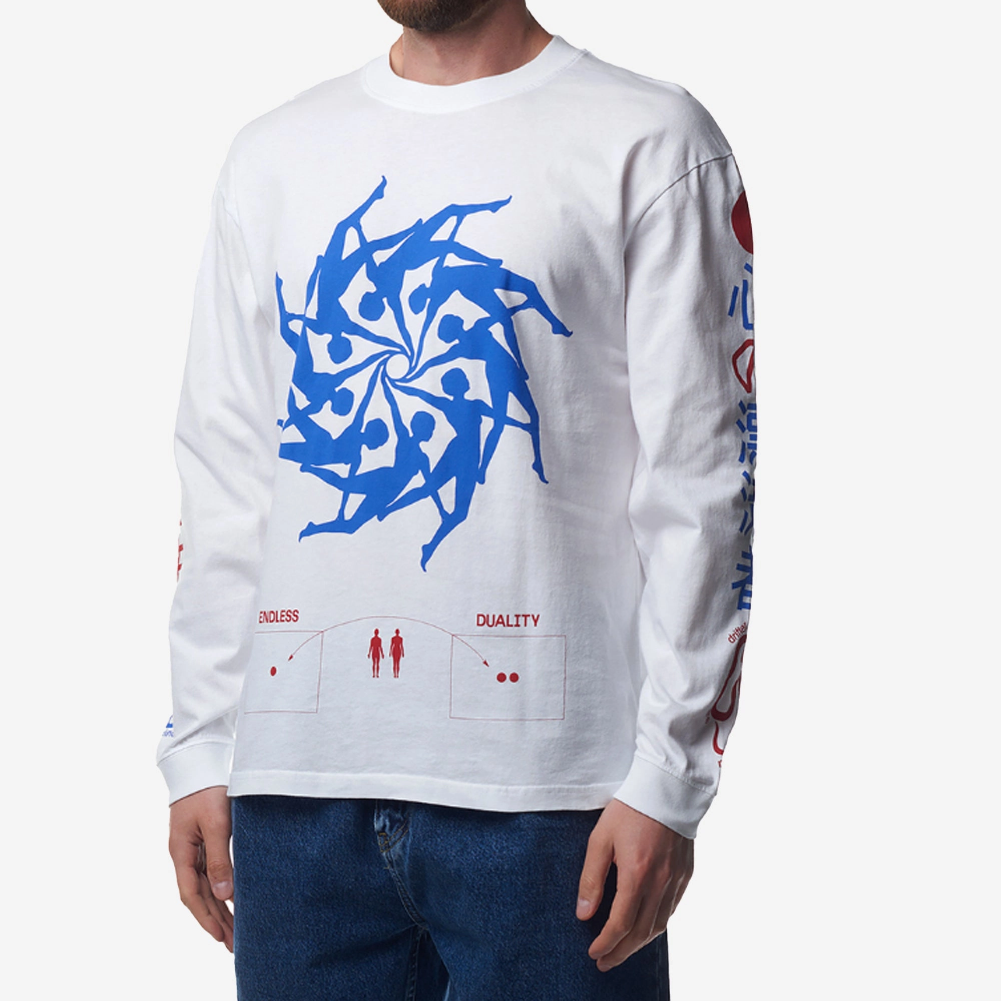 EDWIN | MIND DRIFTER T-SHIRT LS { WHITE