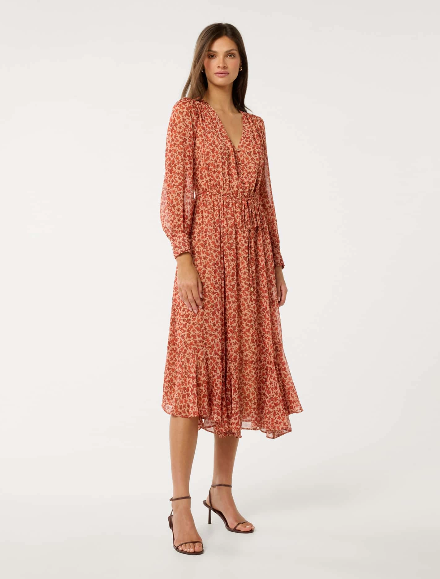 Eve Long Sleeve Midi Dress
