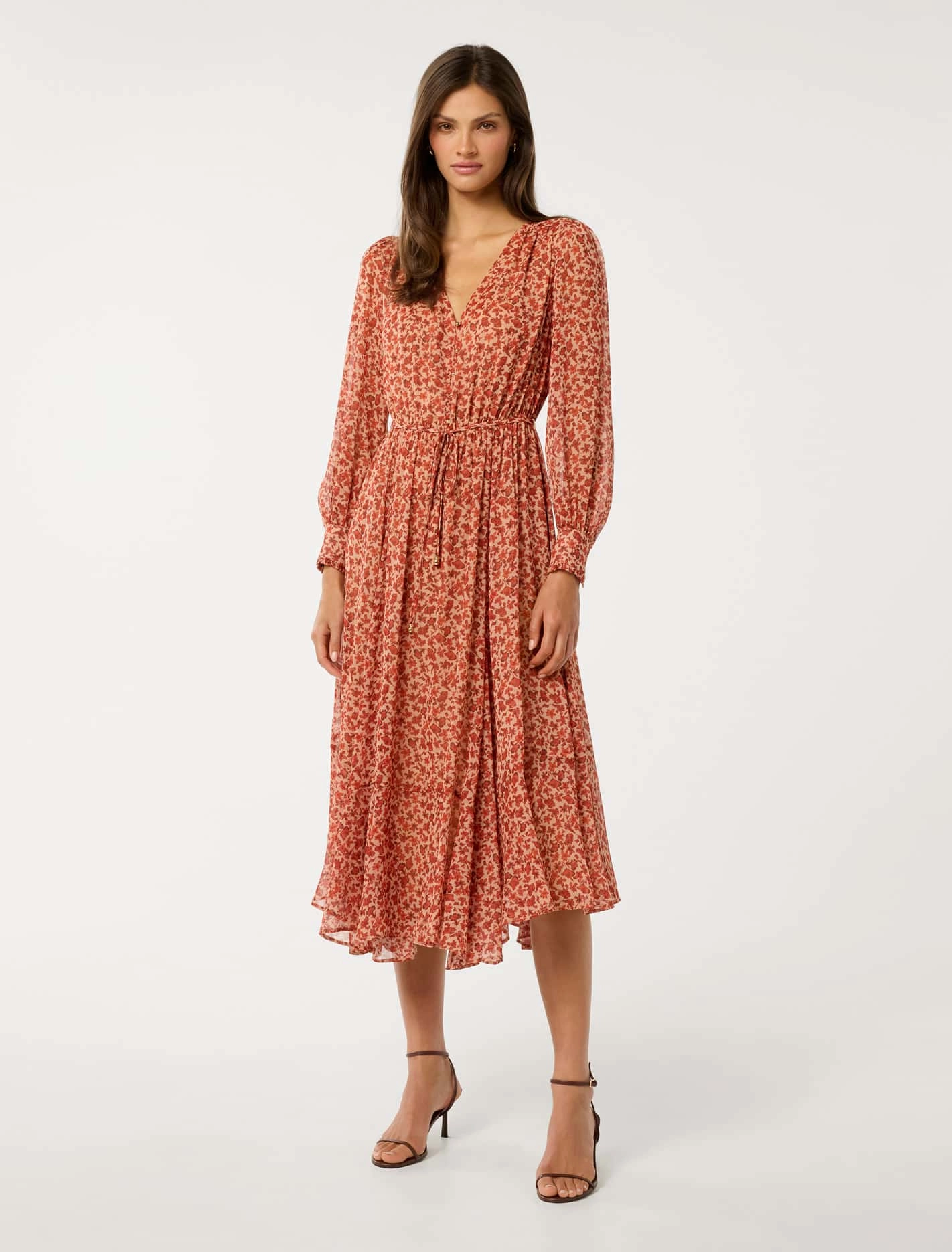 Eve Long Sleeve Midi Dress
