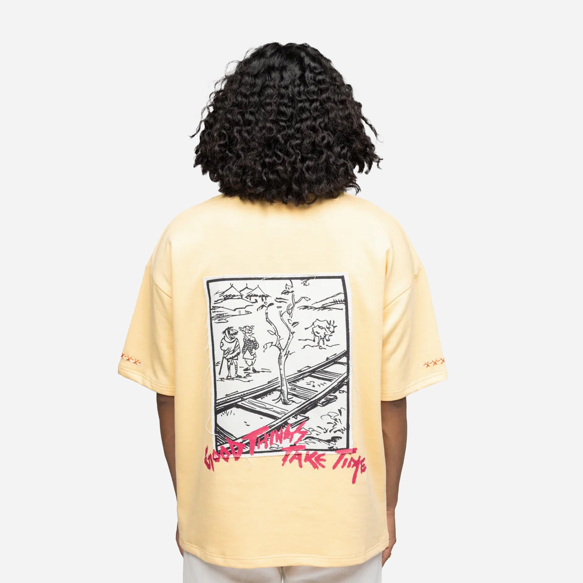 F A R A K | CALL OF FICTION 2.0 T-SHIRT { BEIGE/BEIGE