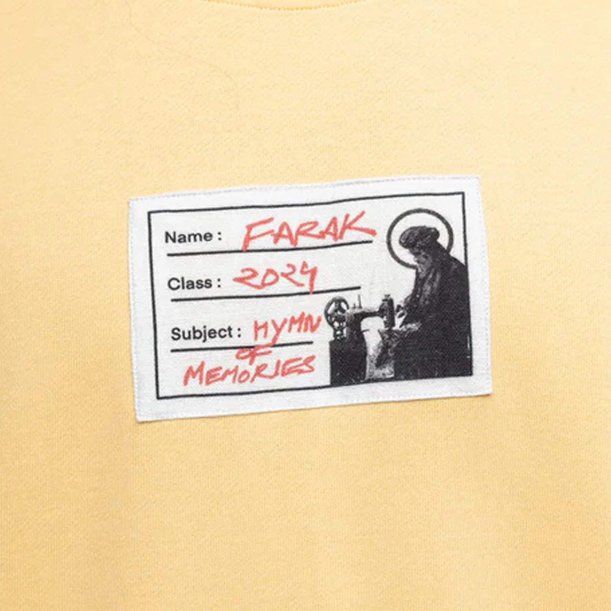 F A R A K | CALL OF FICTION 2.0 T-SHIRT { BEIGE/BEIGE