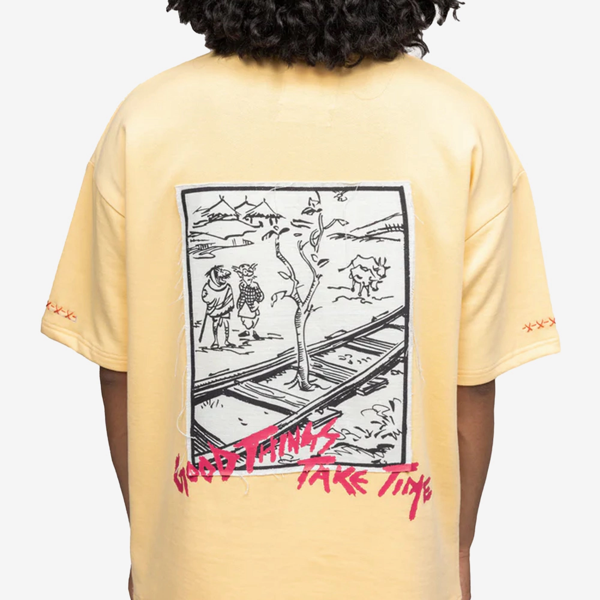 F A R A K | CALL OF FICTION 2.0 T-SHIRT { BEIGE/BEIGE