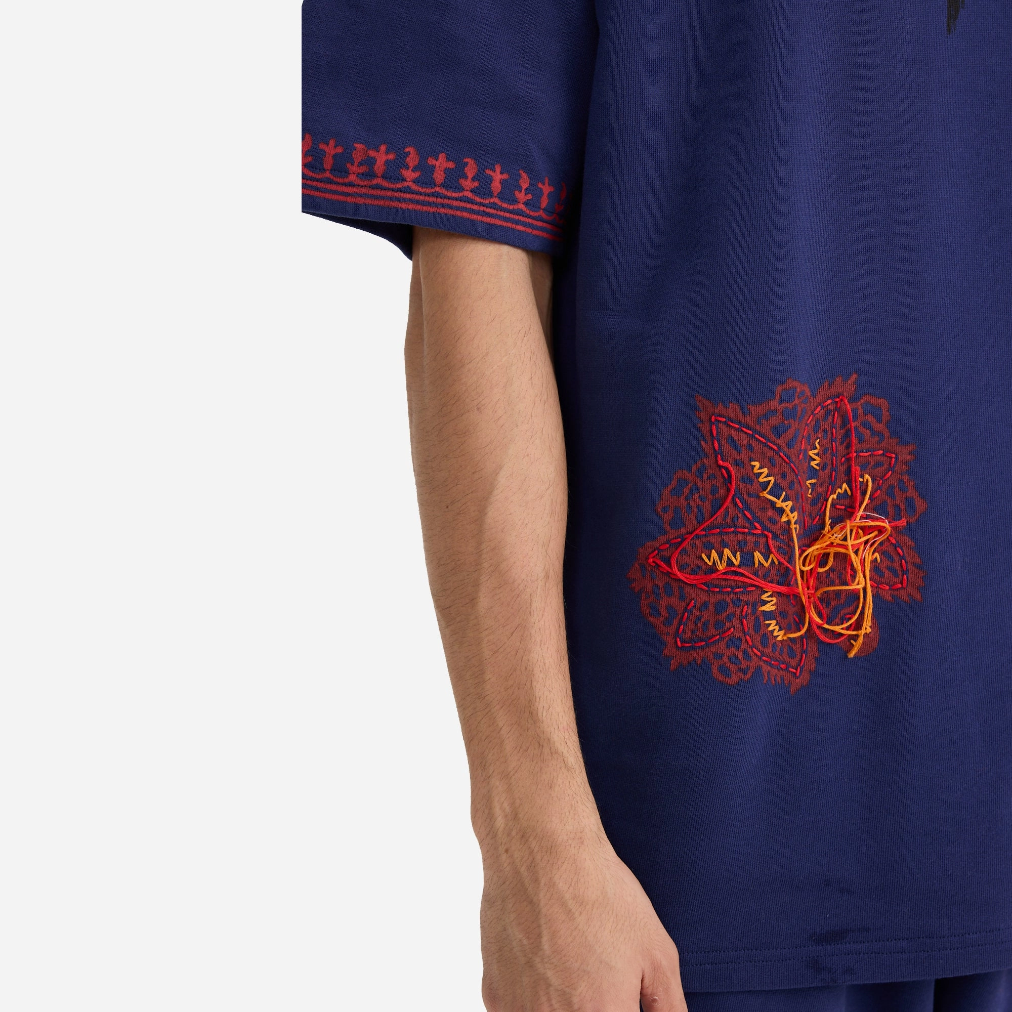 F A R A K | TOXIC LOVE HANDMADE T-SHIRT { BLUE/BLUE