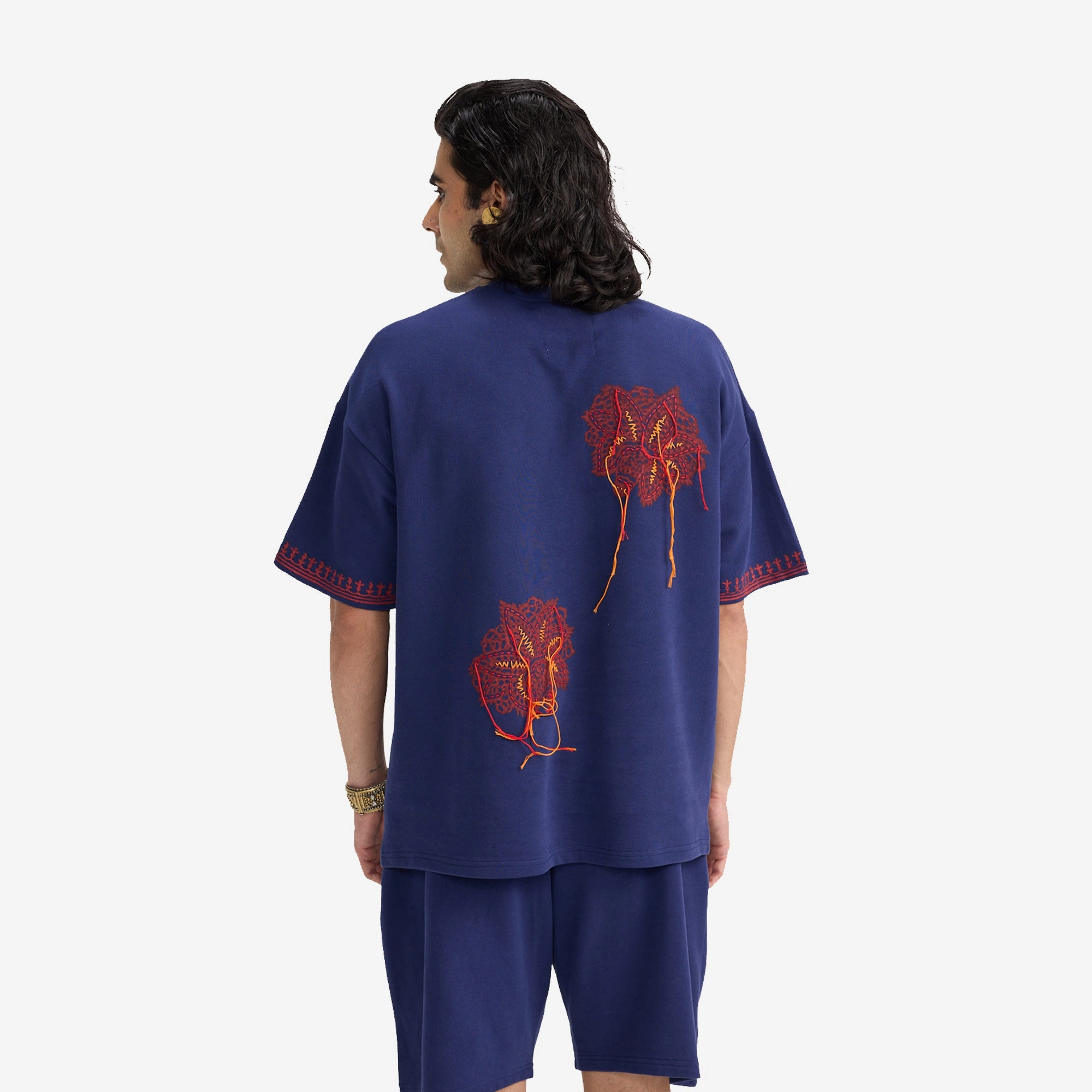 F A R A K | TOXIC LOVE HANDMADE T-SHIRT { BLUE/BLUE