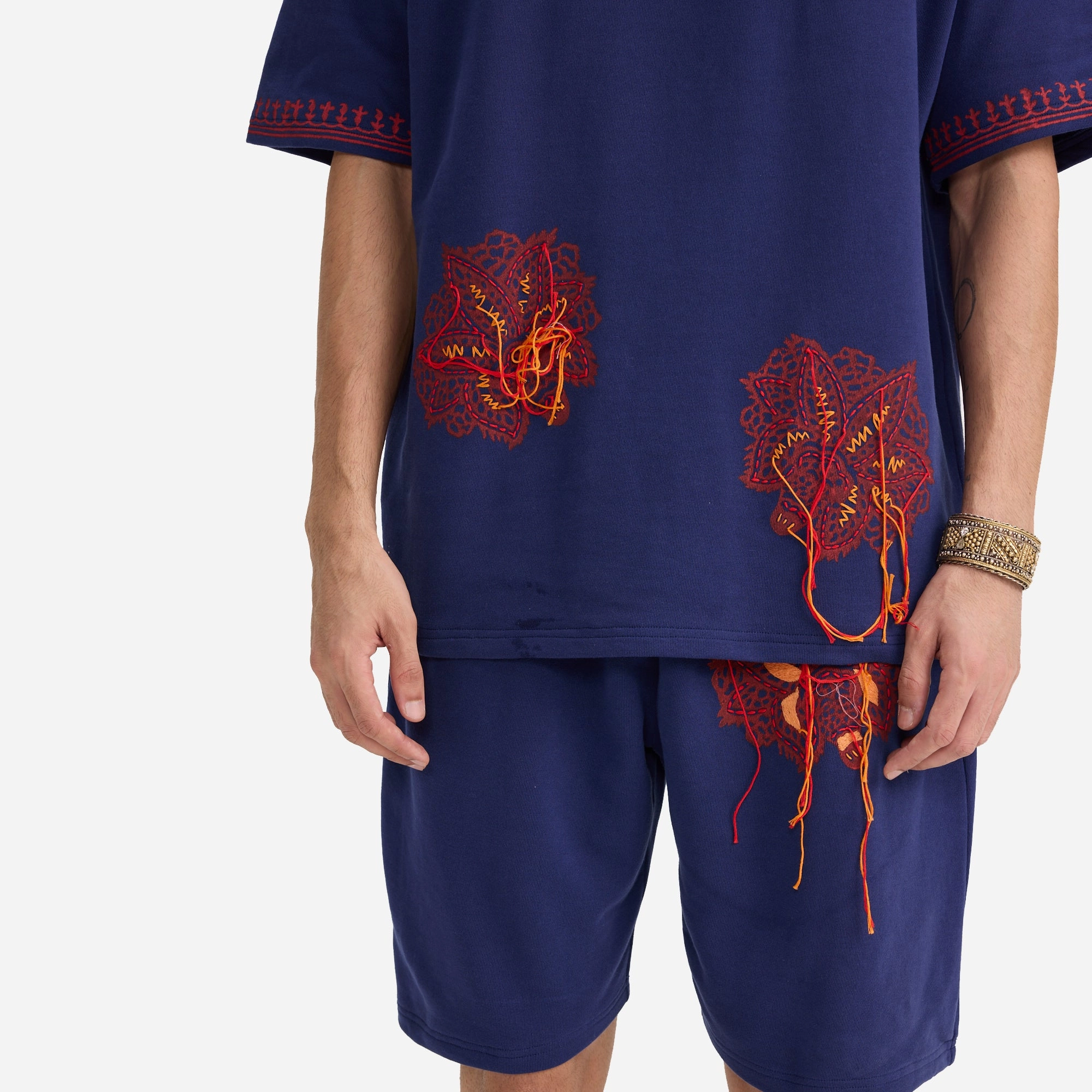 F A R A K | TOXIC LOVE HANDMADE T-SHIRT { BLUE/BLUE