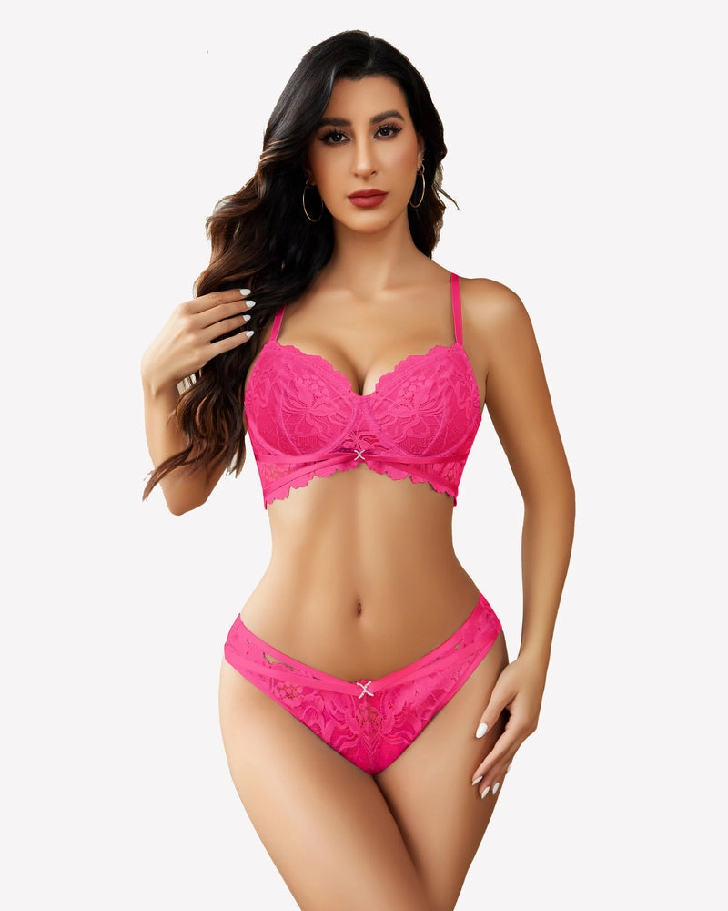 Fairy Lace Underwire Bra and Panty Set
