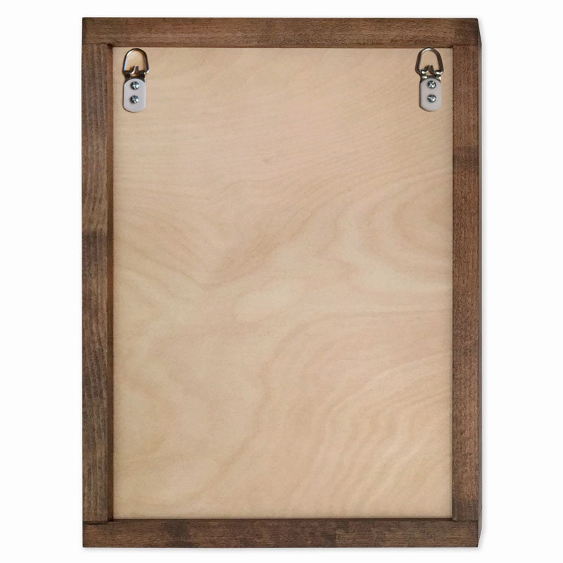 Fish Urn Wall Mounted Wood Cremation Urn Plaque