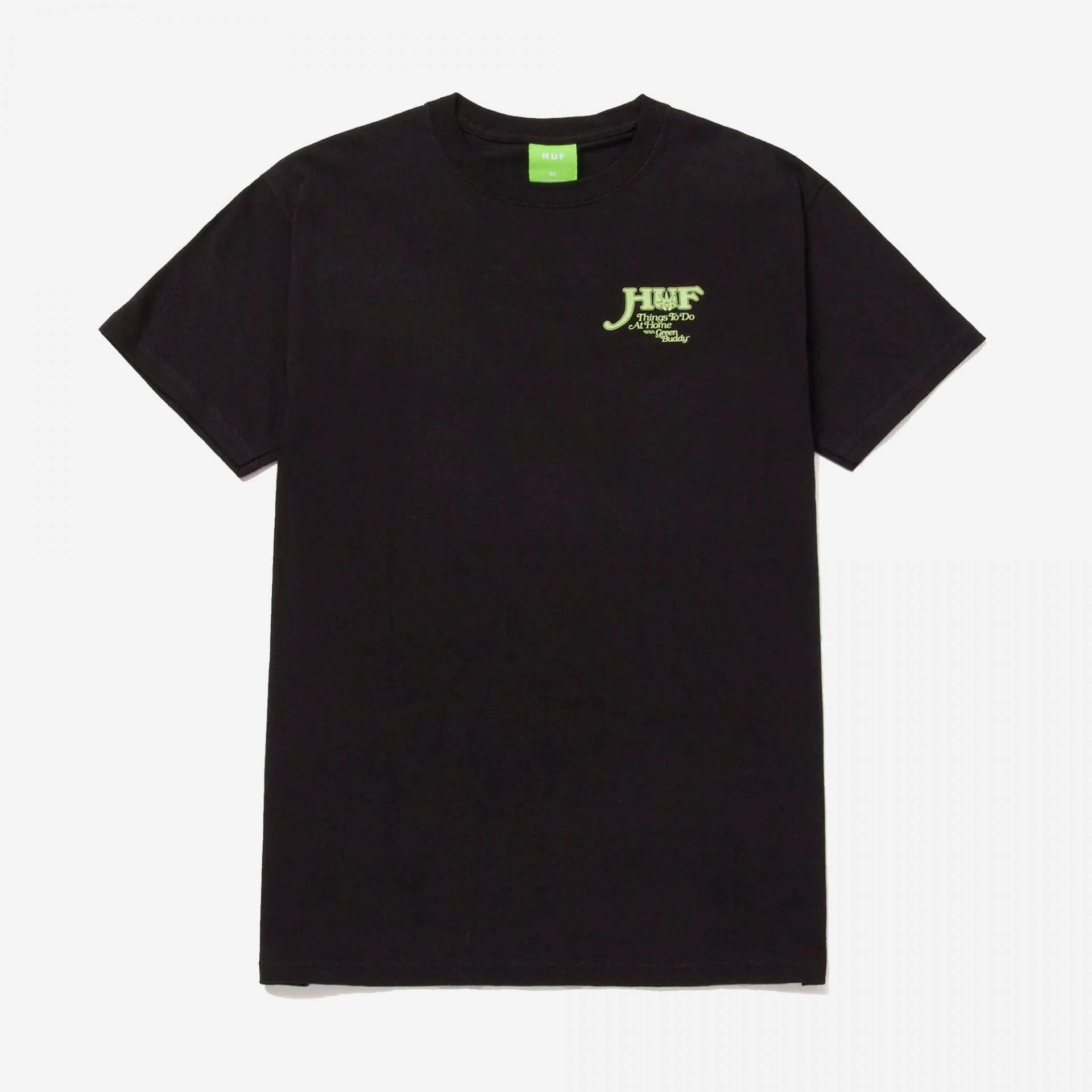 HUF | AT HOME S/S TEE  { BLACK