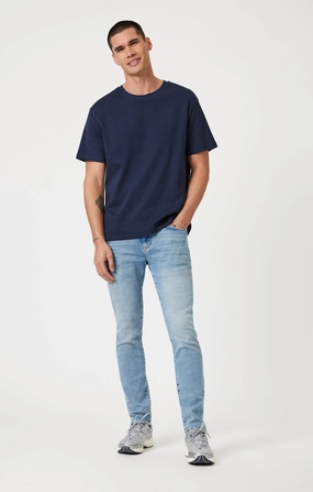 JAKE SLIM LEG IN LIGHT USED FEATHER BLUE