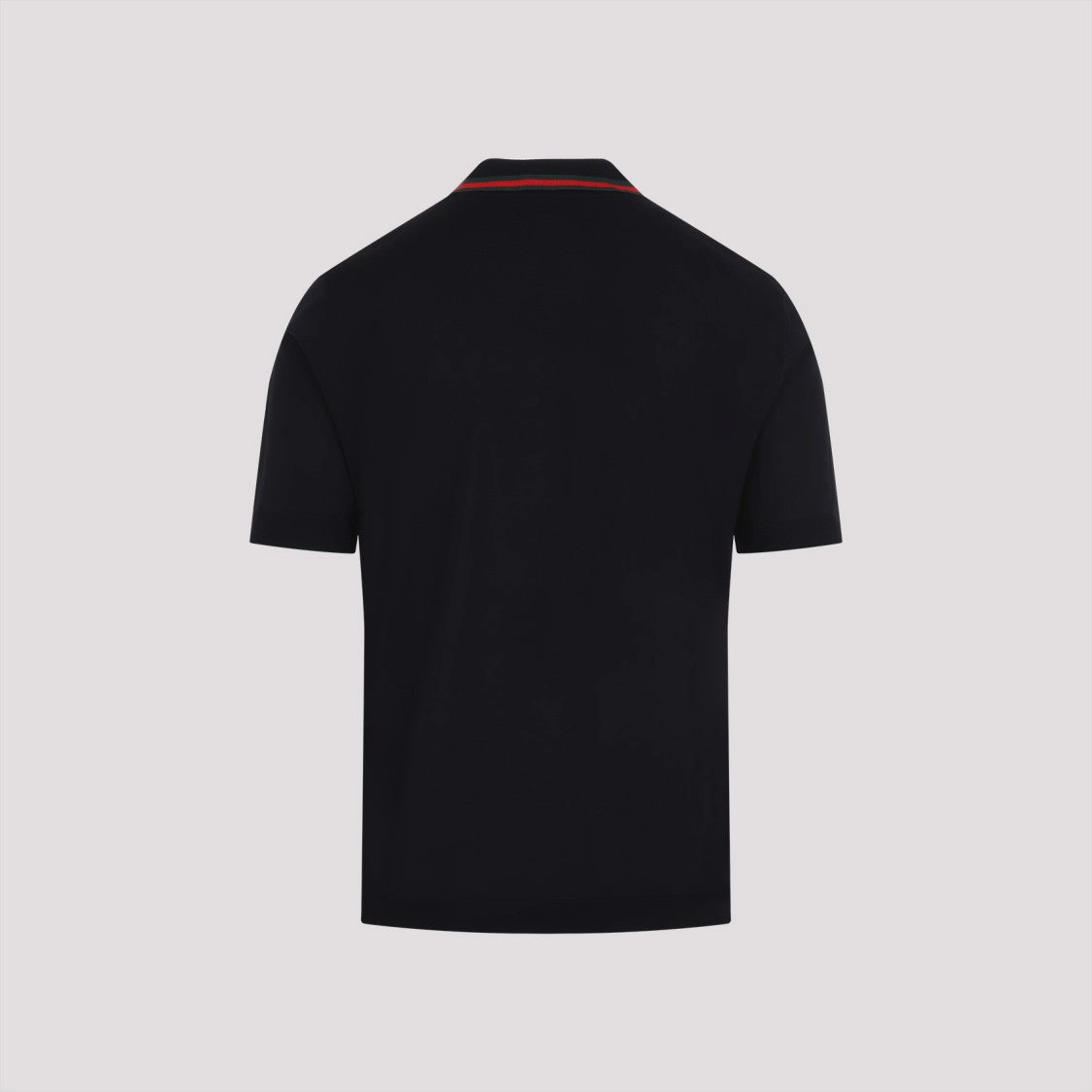 Knit Blue Wool Polo