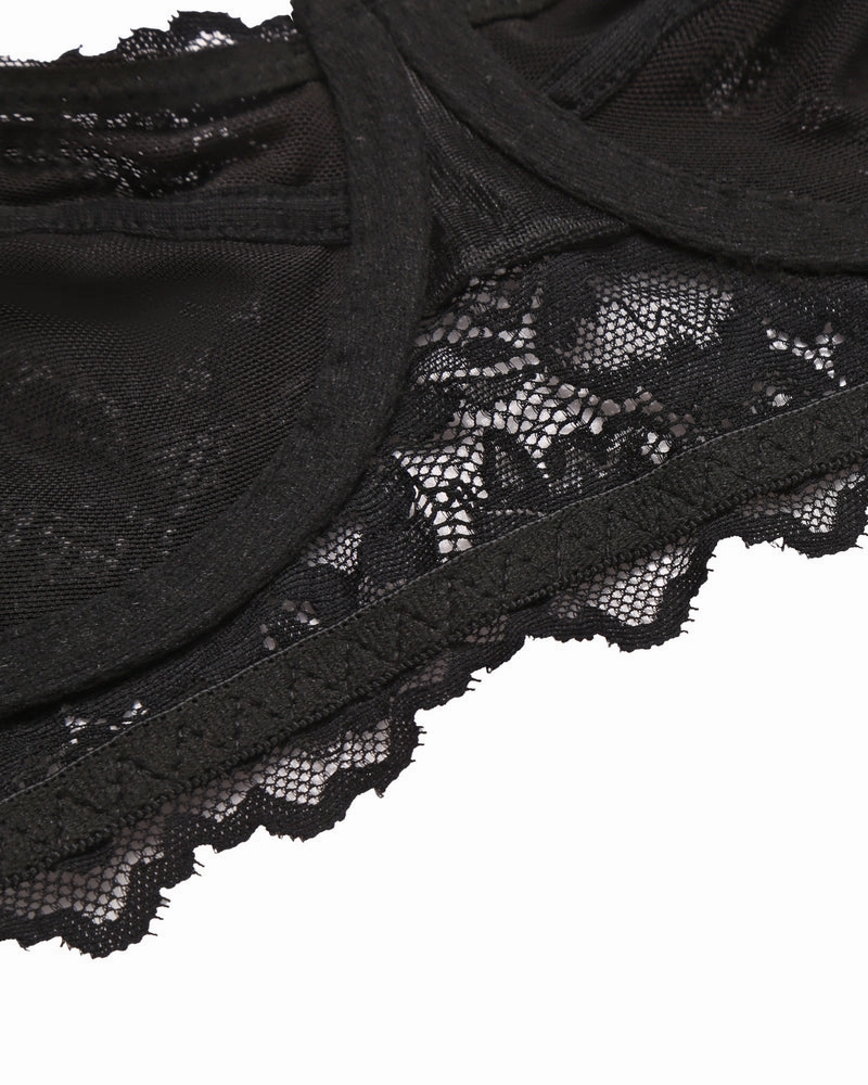 Lace Bralettes with Underwire