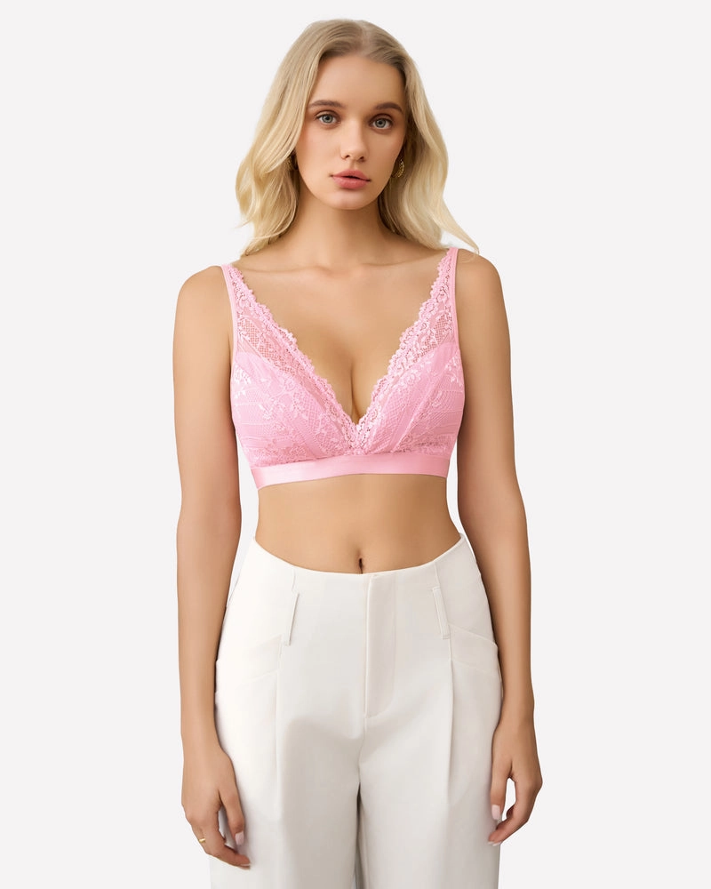 Lace Wireless Bralette Bras