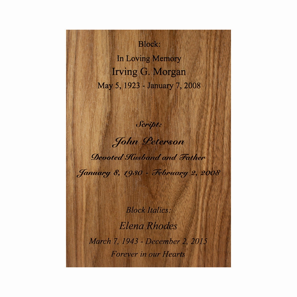 Laser Carved Wood Cremation Urn - Praying Hands (Made in USA)