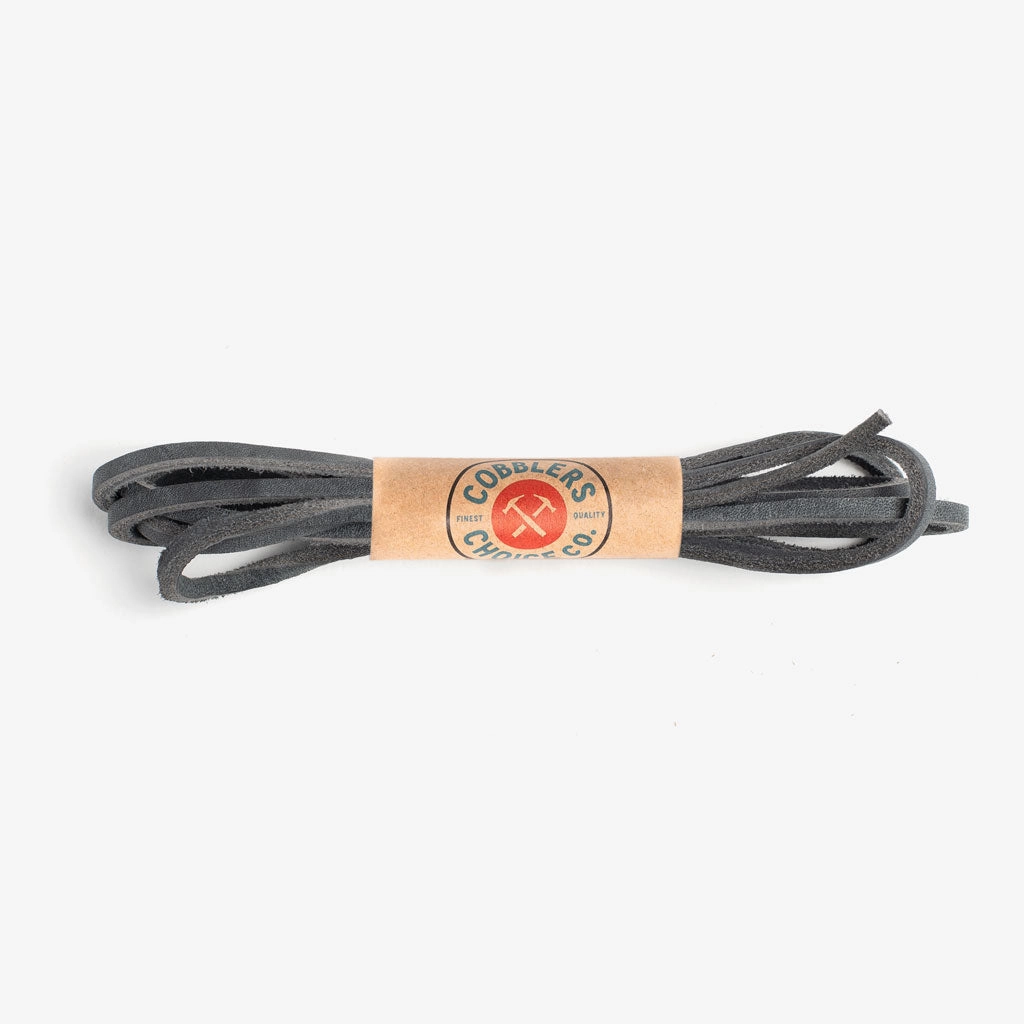 Leather Laces | Dark Grey