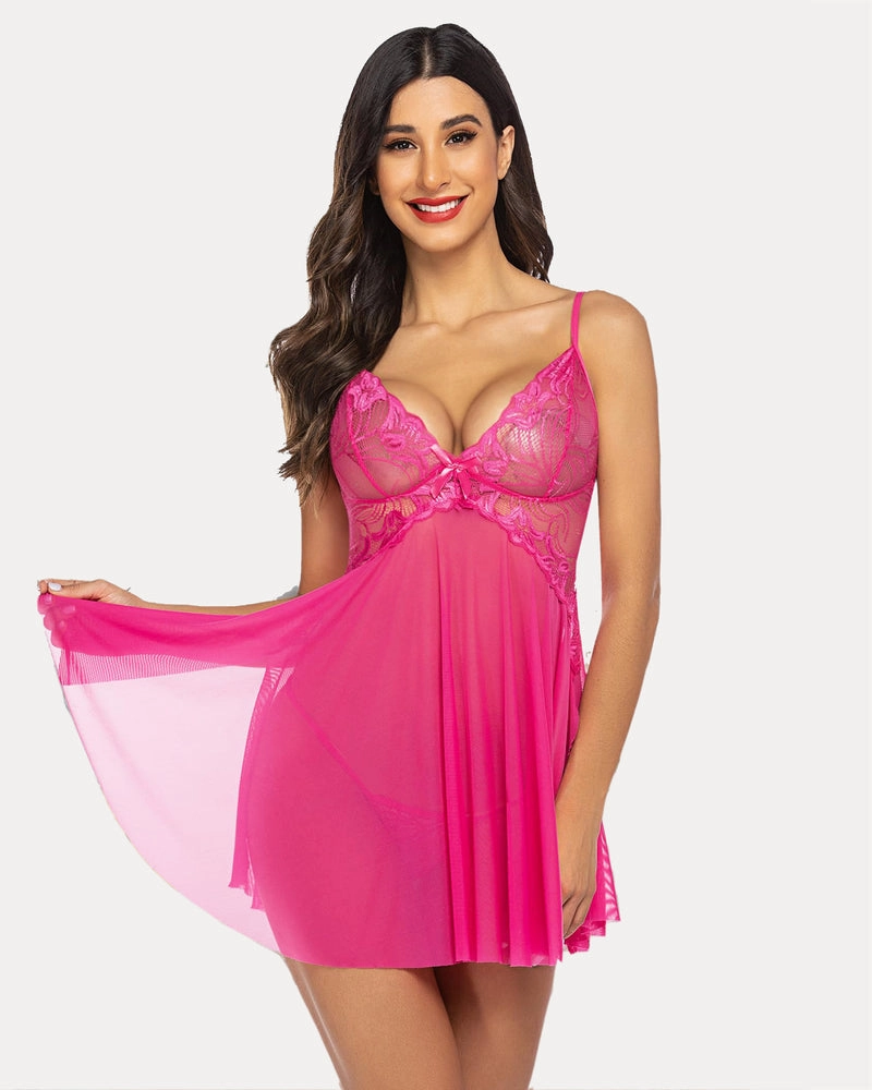 Leopard Lace Exotic Bridal Babydoll