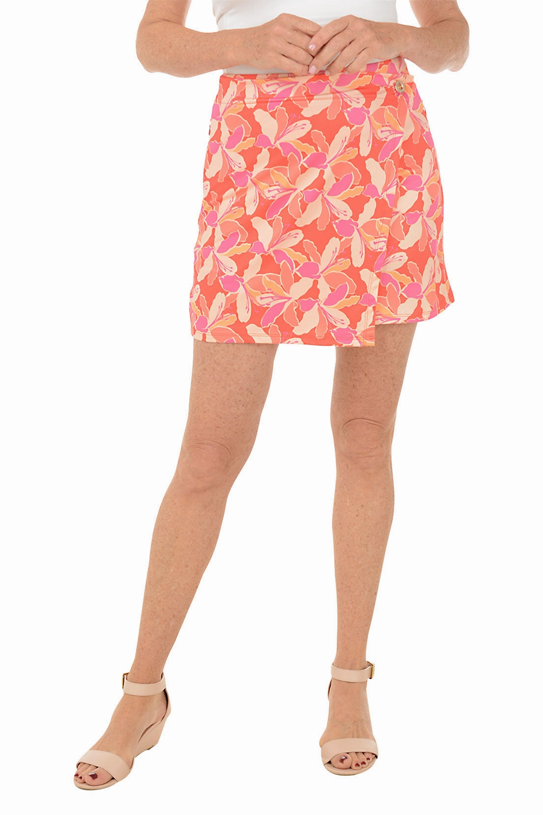 Lily Dayglow UPF50 Wrap Front Skort