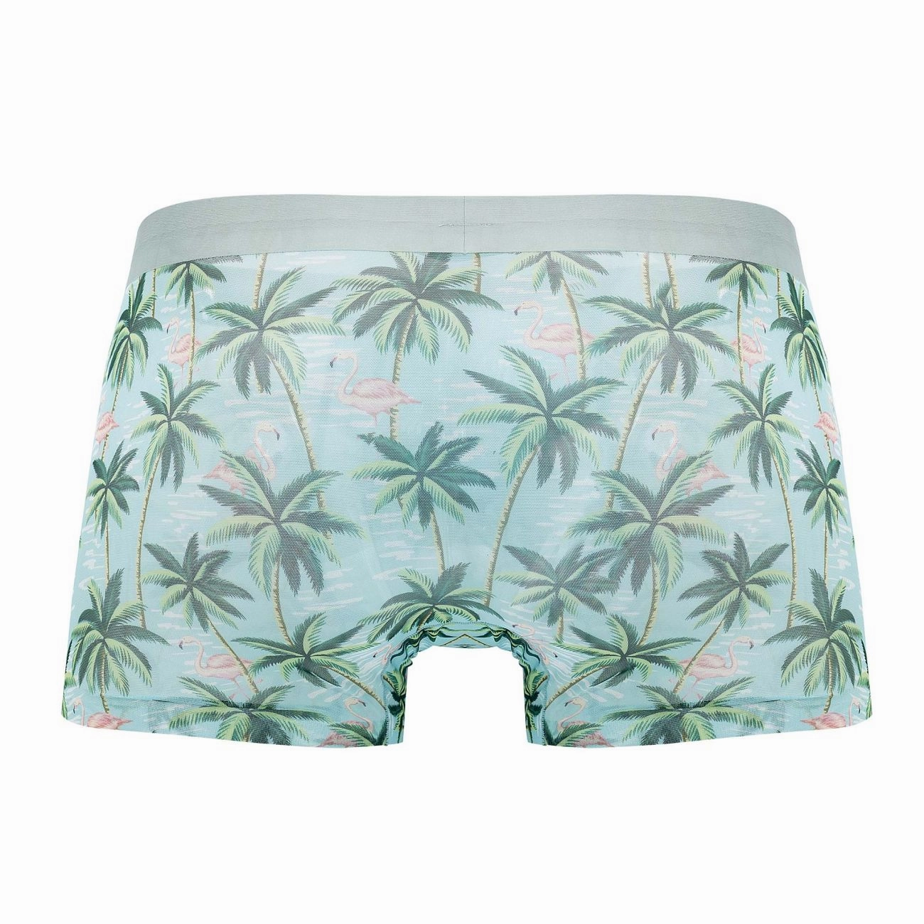 Male Power SMS-011 Sheer Prints Seamless Short Color Flamingo