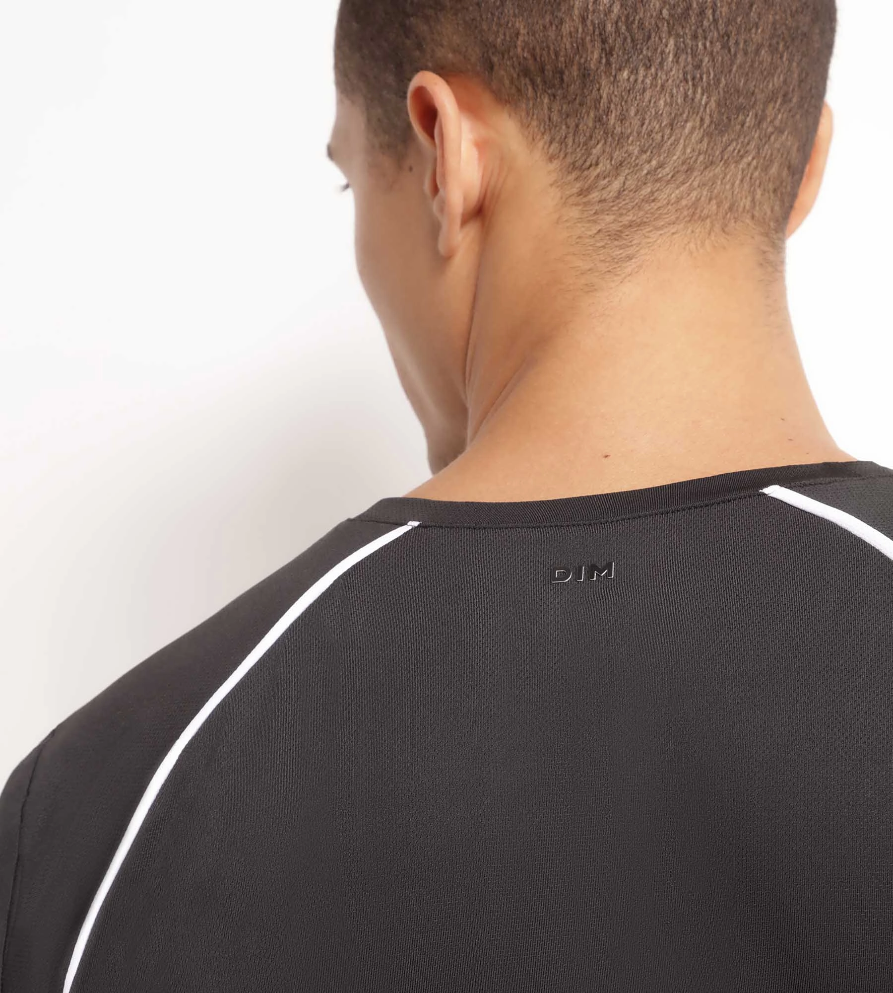Men's breathable sports T-shirt Black Dim Move