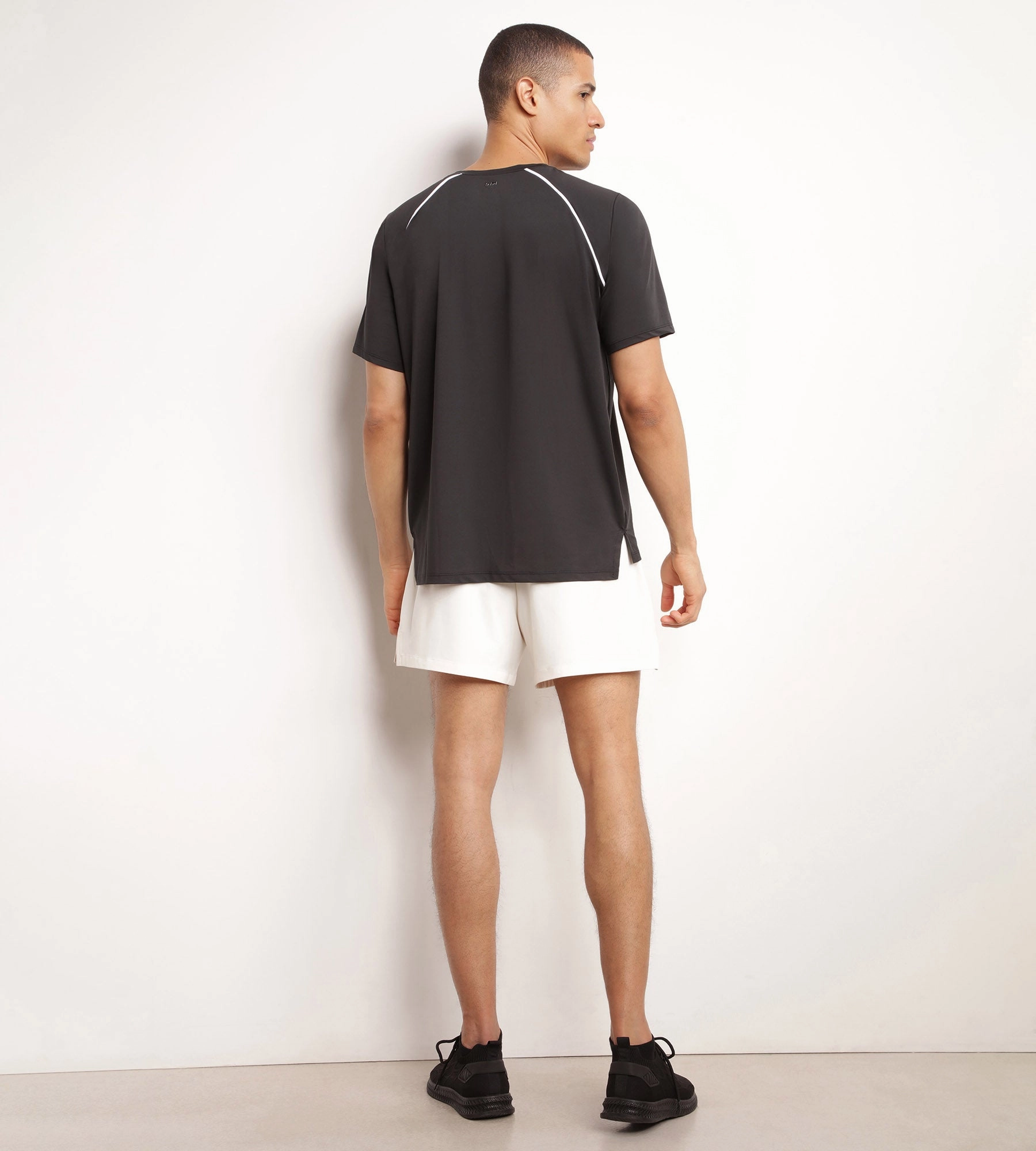 Men's breathable sports T-shirt Black Dim Move