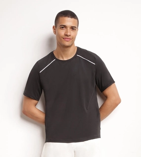 Men's breathable sports T-shirt Black Dim Move