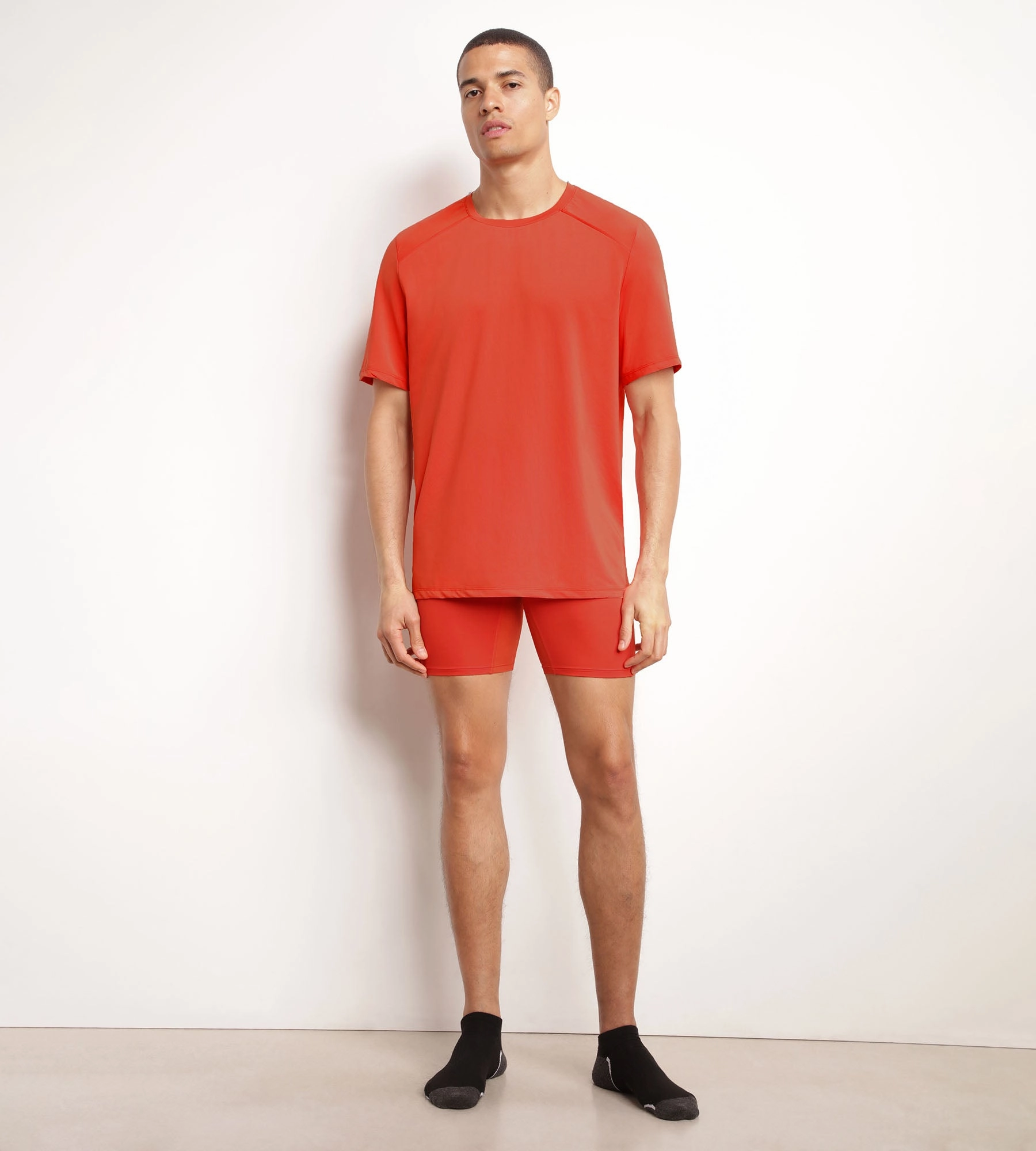 Men's microfibre and mesh boxer shorts Red Dim Move