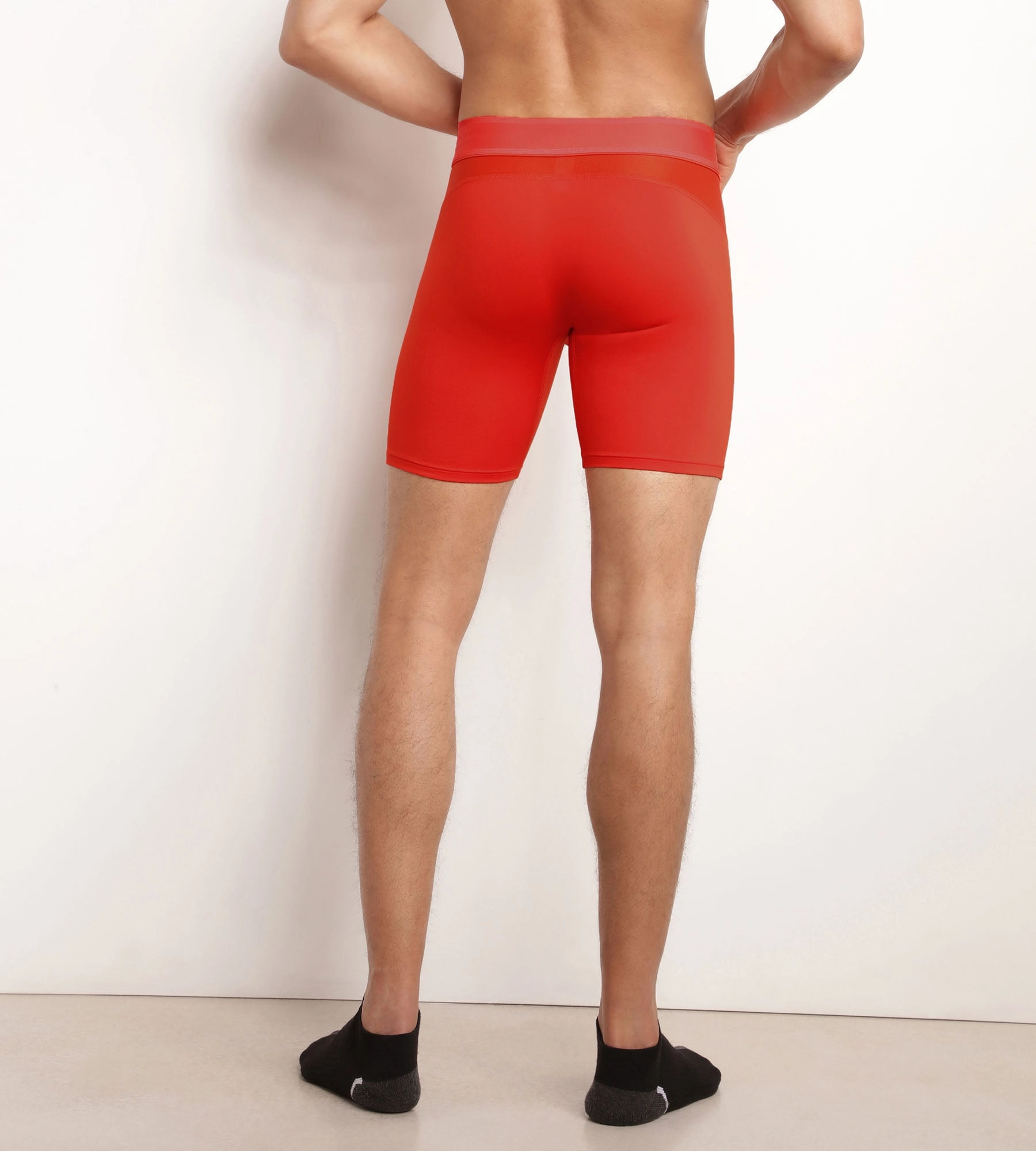 Men's microfibre and mesh boxer shorts Red Dim Move