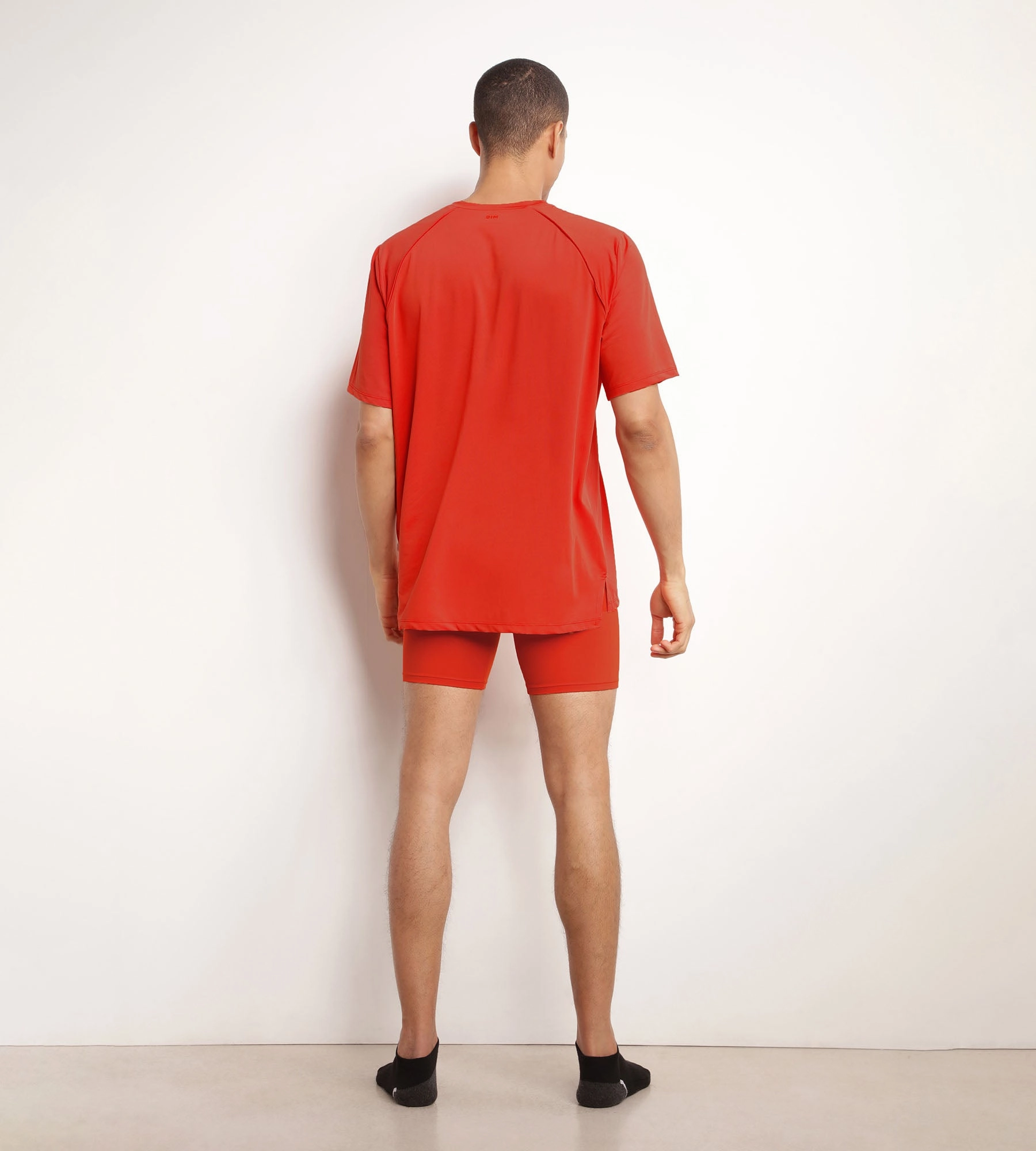 Men's microfibre and mesh boxer shorts Red Dim Move