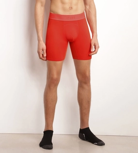 Men's microfibre and mesh boxer shorts Red Dim Move