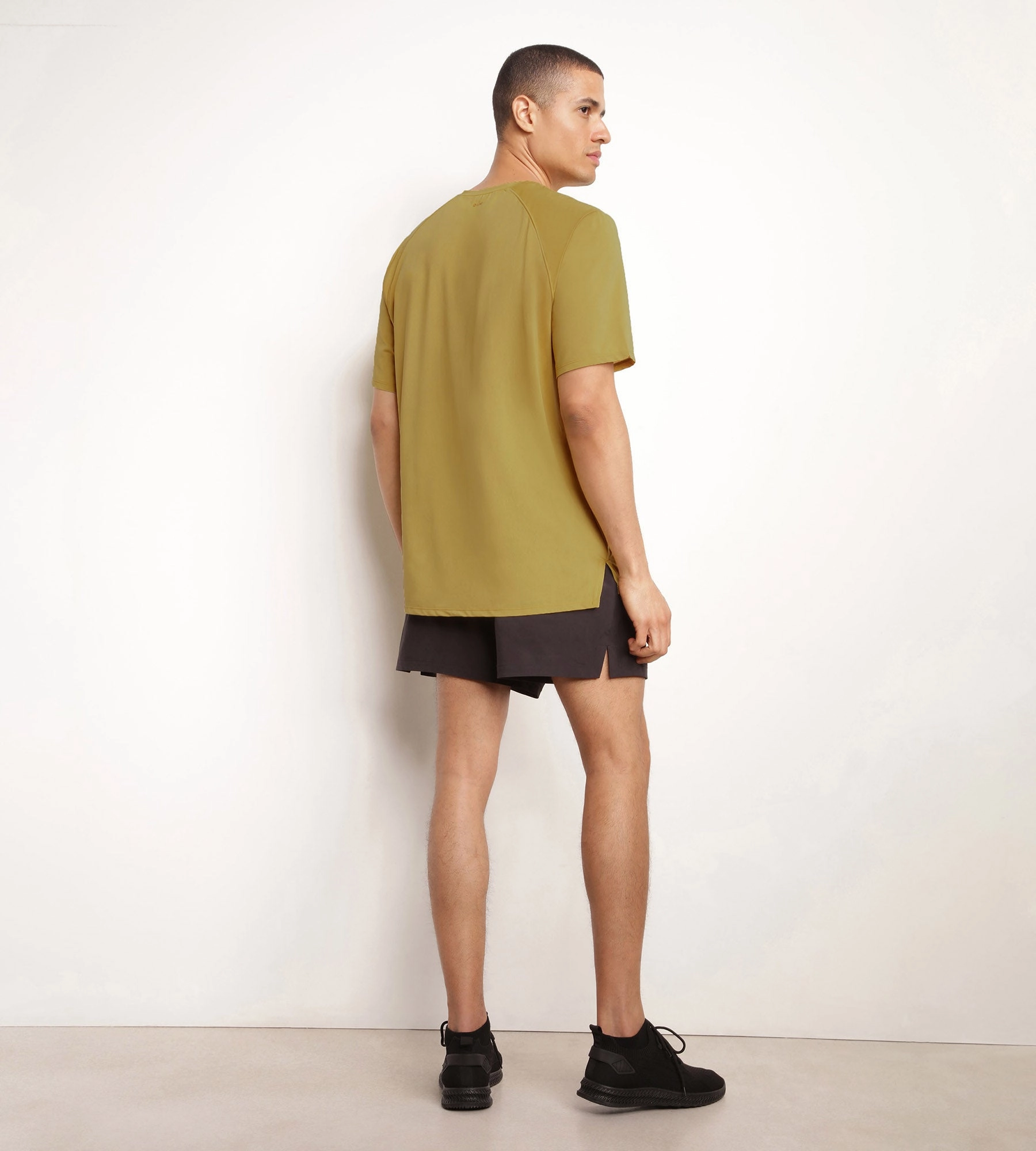 Men's sports shorts in breathable material Black Dim Move