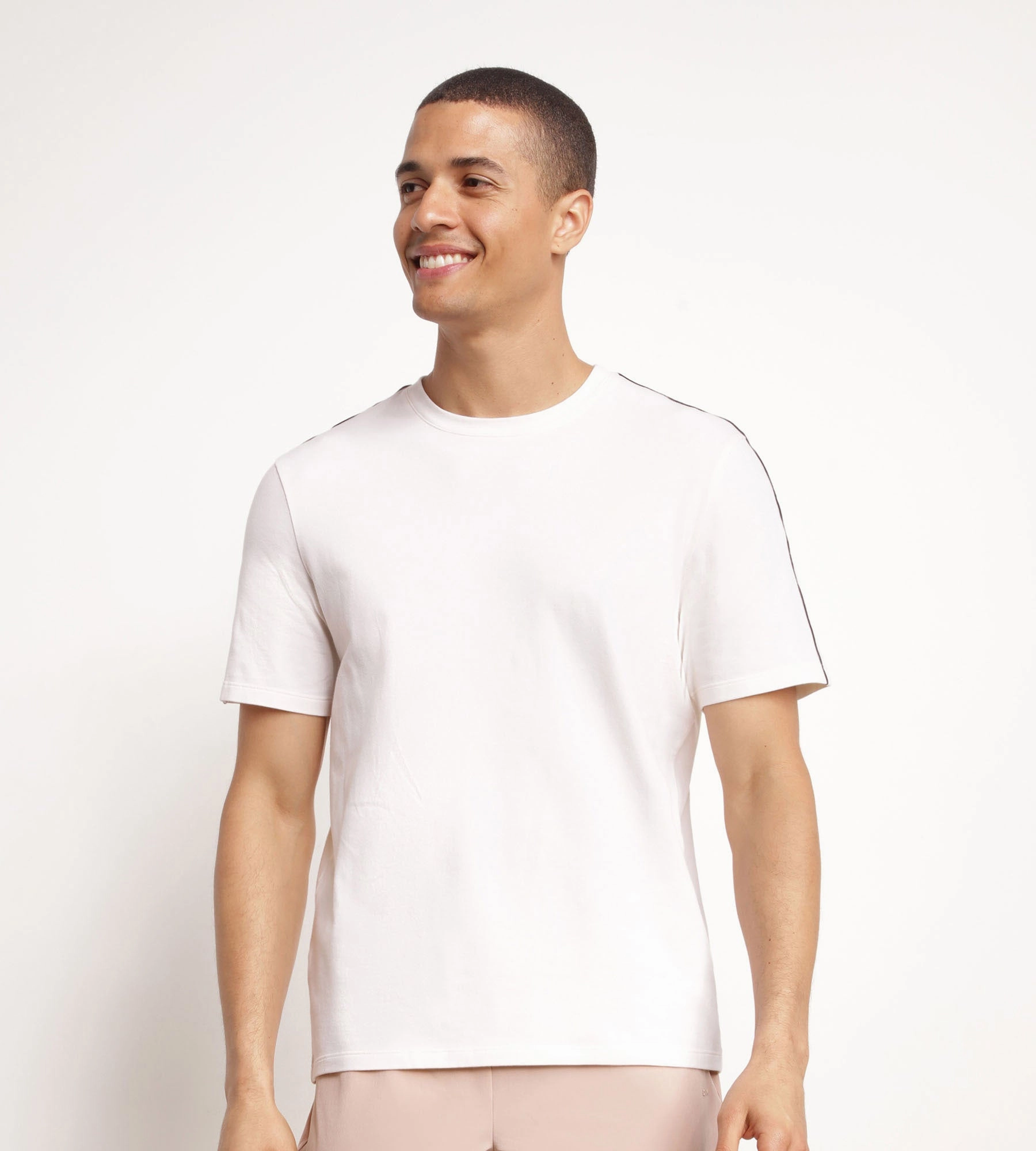 Men's thermoregulating jersey sports T-shirt Ecru Dim Move