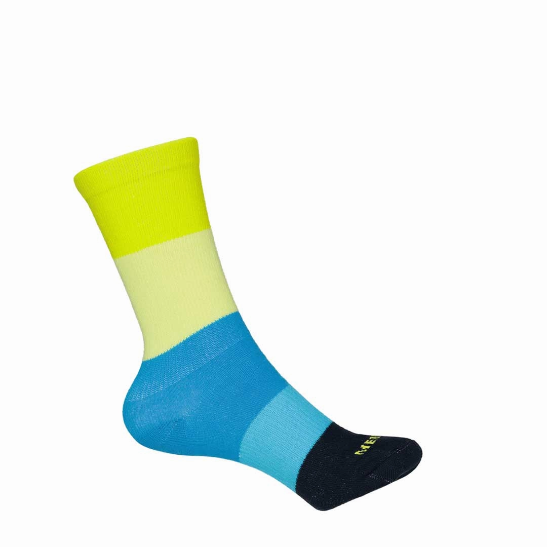 Merrell - Kids' 6 Pack Ombre Stripe Crew Socks (MEC33741C6B2001 BLAST)