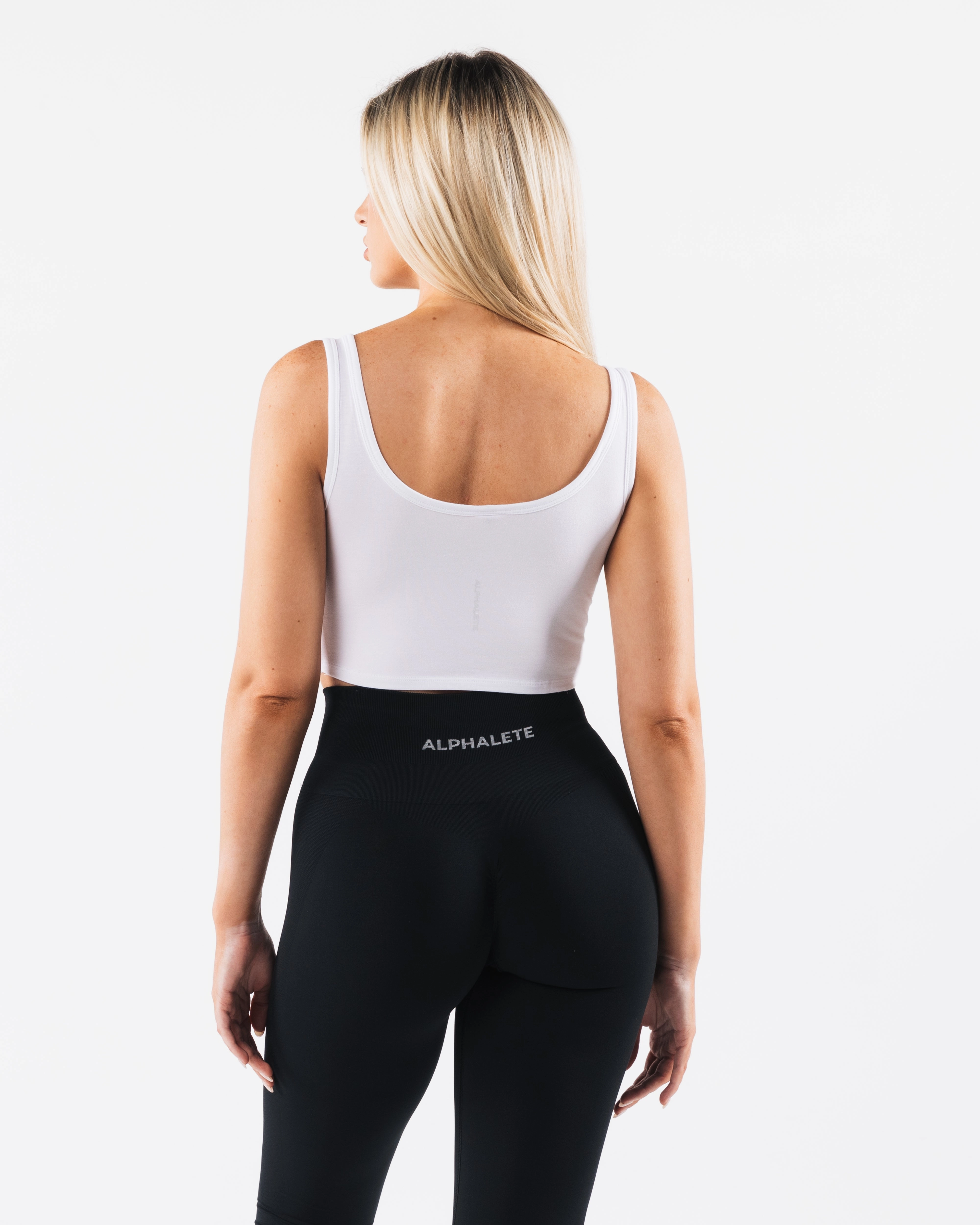 OT Slit Tank - White