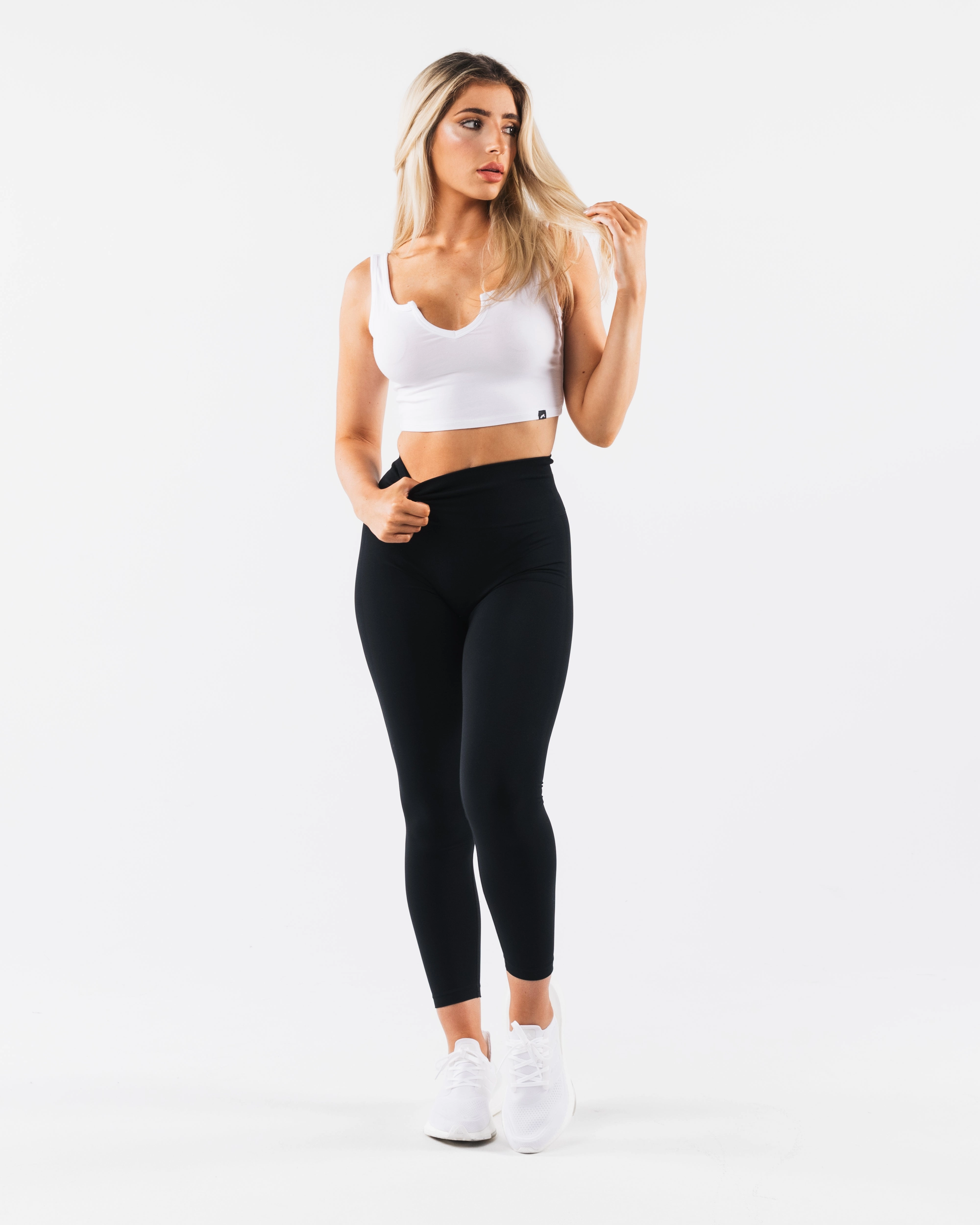 OT Slit Tank - White
