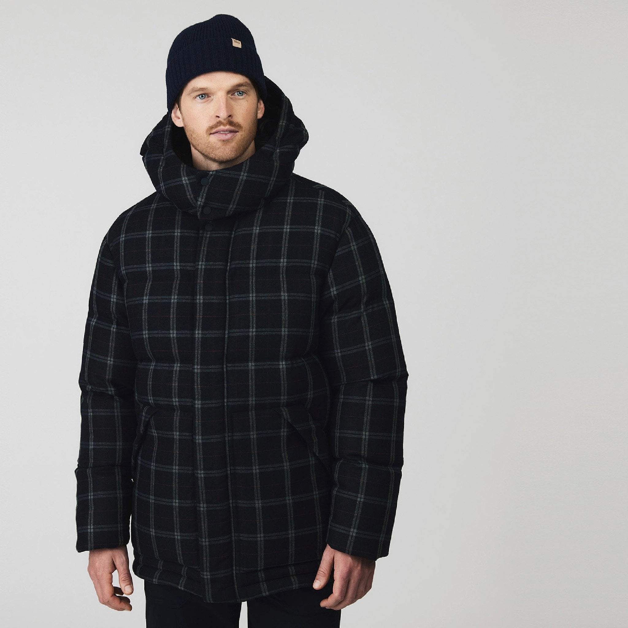 Plaid Terrain Down Parka