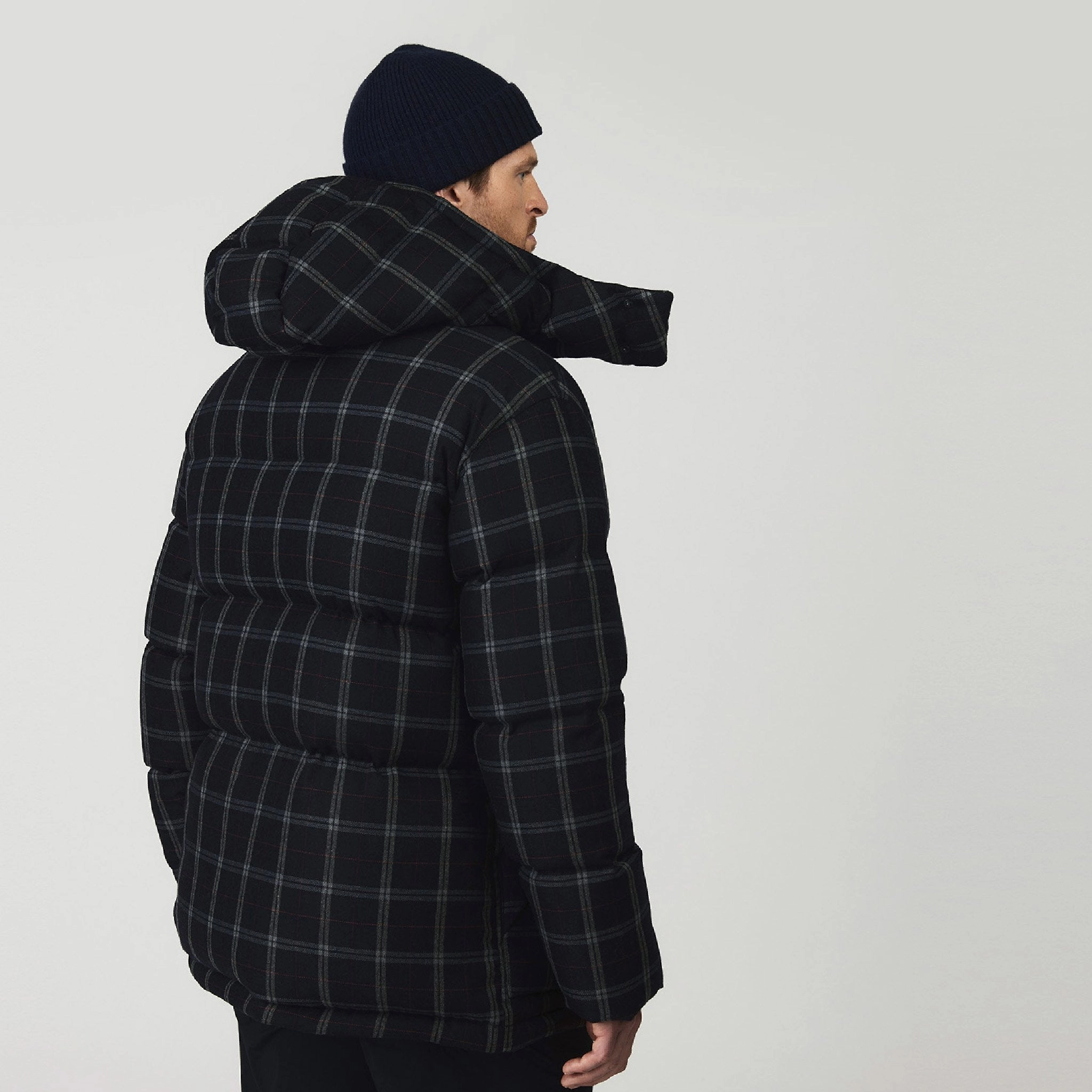 Plaid Terrain Down Parka