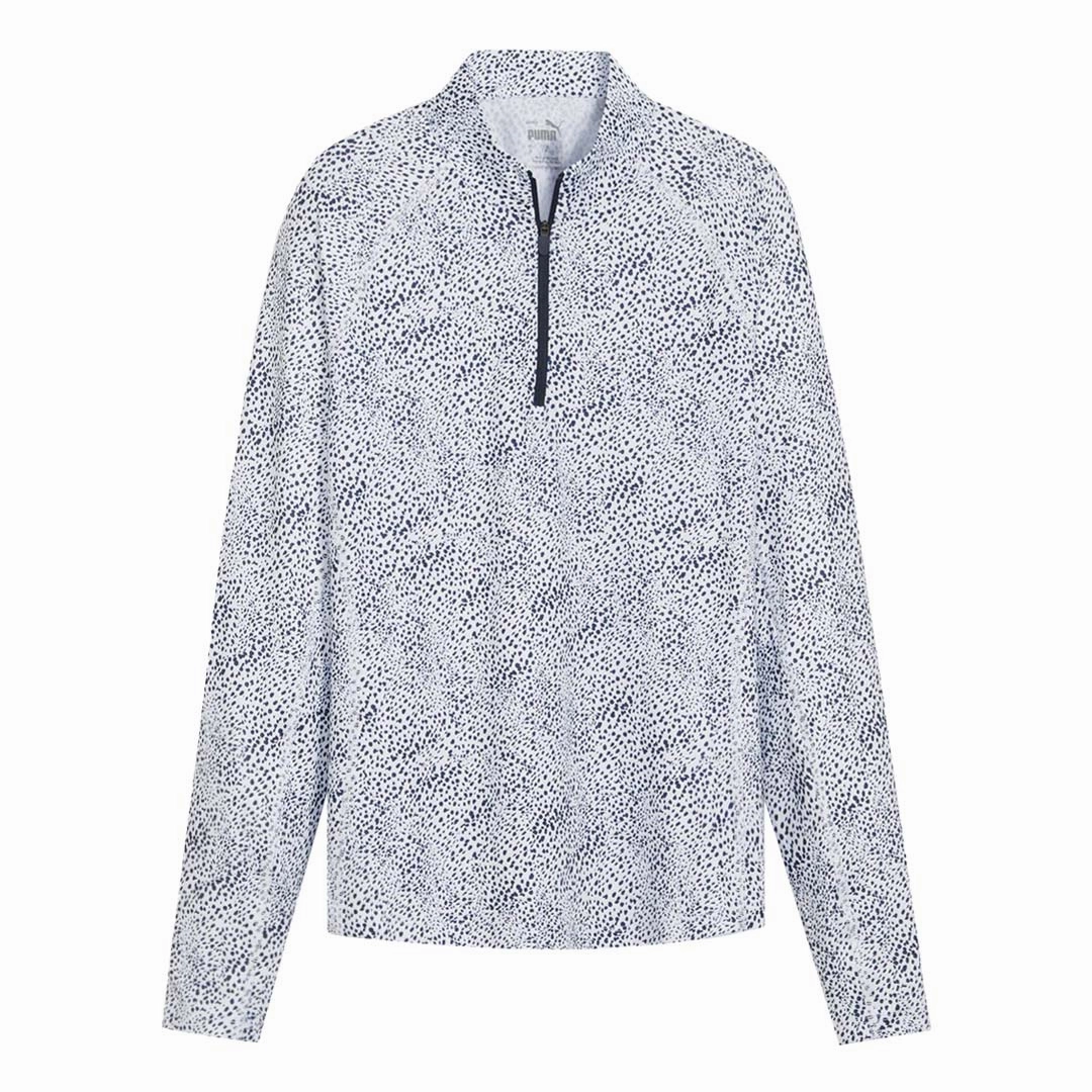 Puma - Women's You-V Microdot 1/4 Zip Sweater (623934 02)