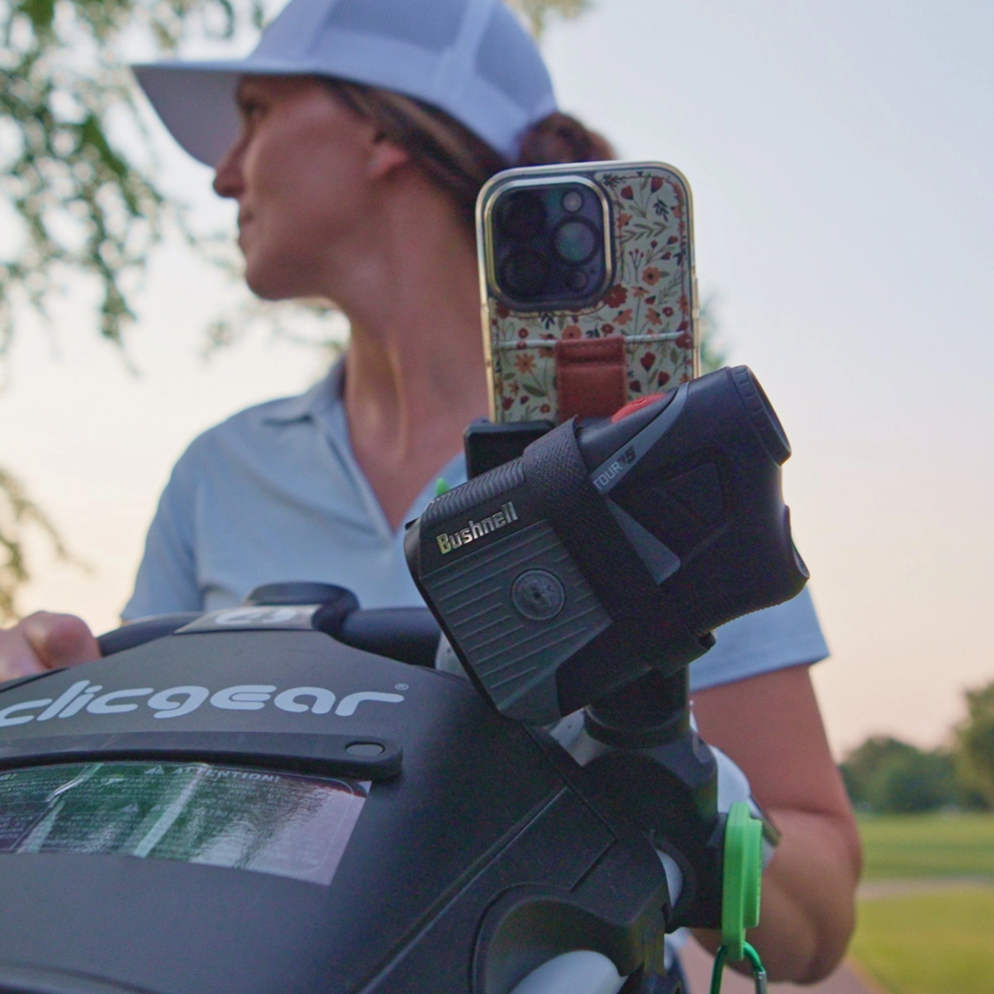 PushStack Magnetic Push Cart Phone Holder & Accessory Mount