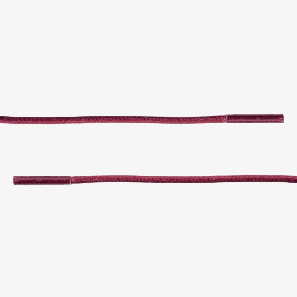 Round Waxed Cotton Laces | Plum
