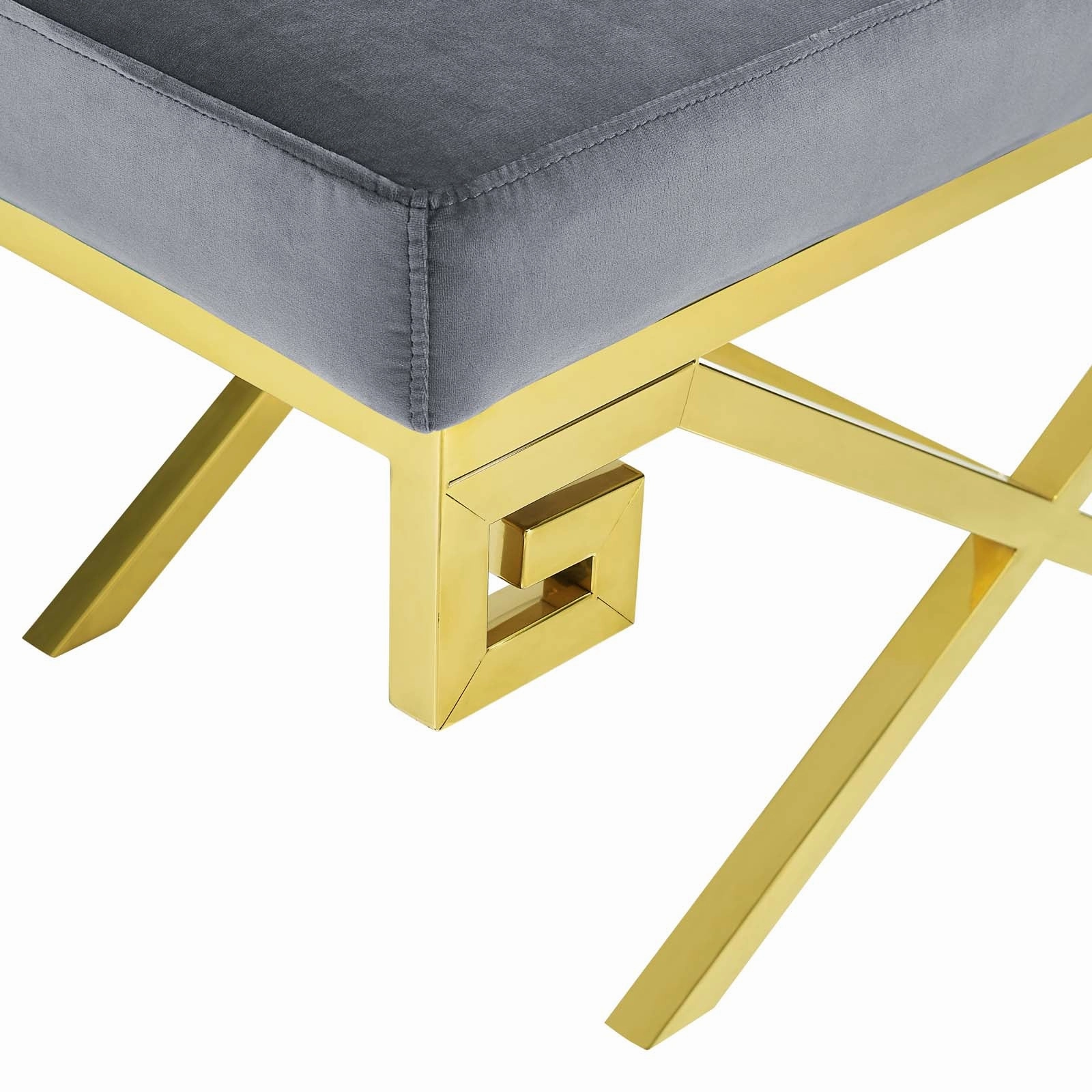 Rove Velvet Performance Velvet Bench by Modway