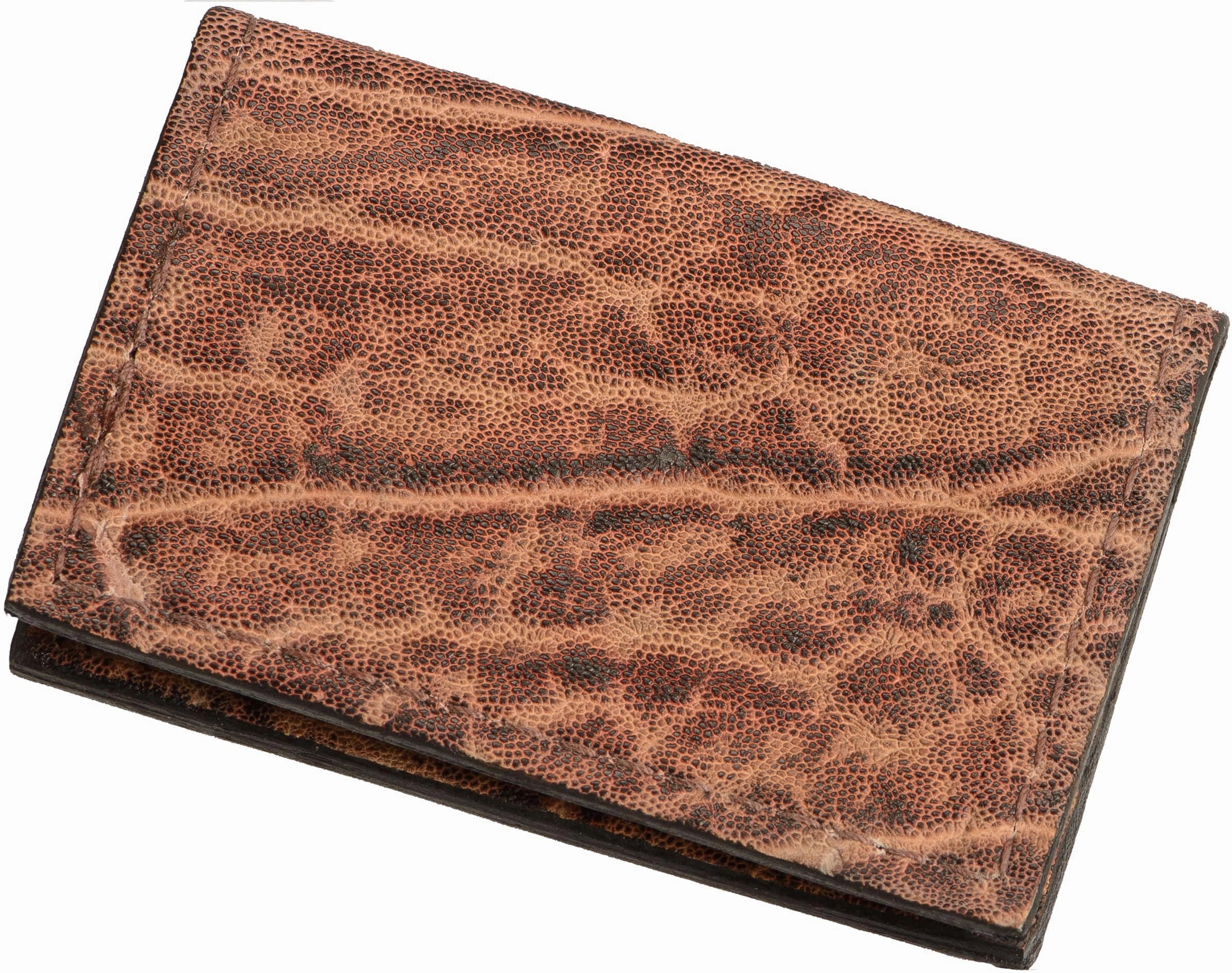 Rustic Brown Elephant Credit Card & Business Card Wallet
