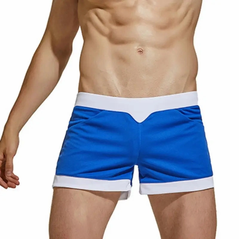 Seobean Men's Curvy-Cut Boxer Shorts Lightweight Casual Underwear 220603