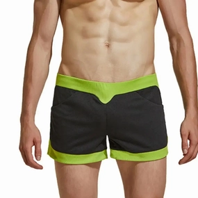 Seobean Men's Curvy-Cut Boxer Shorts Lightweight Casual Underwear 220603