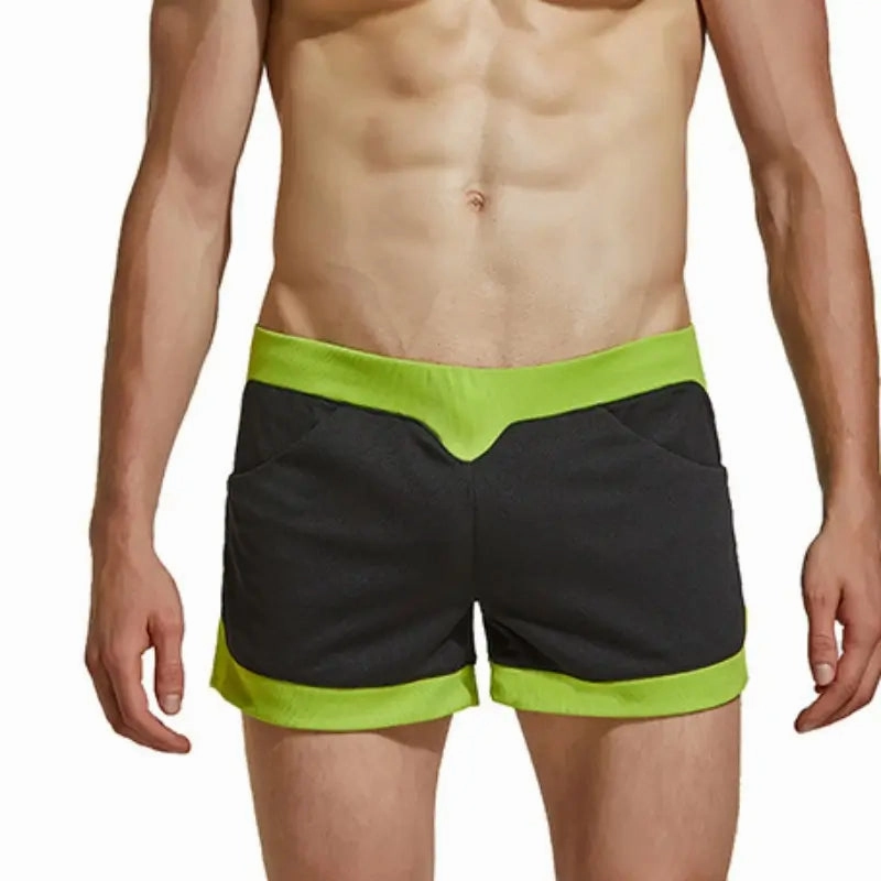 Seobean Men's Curvy-Cut Boxer Shorts Lightweight Casual Underwear 220603