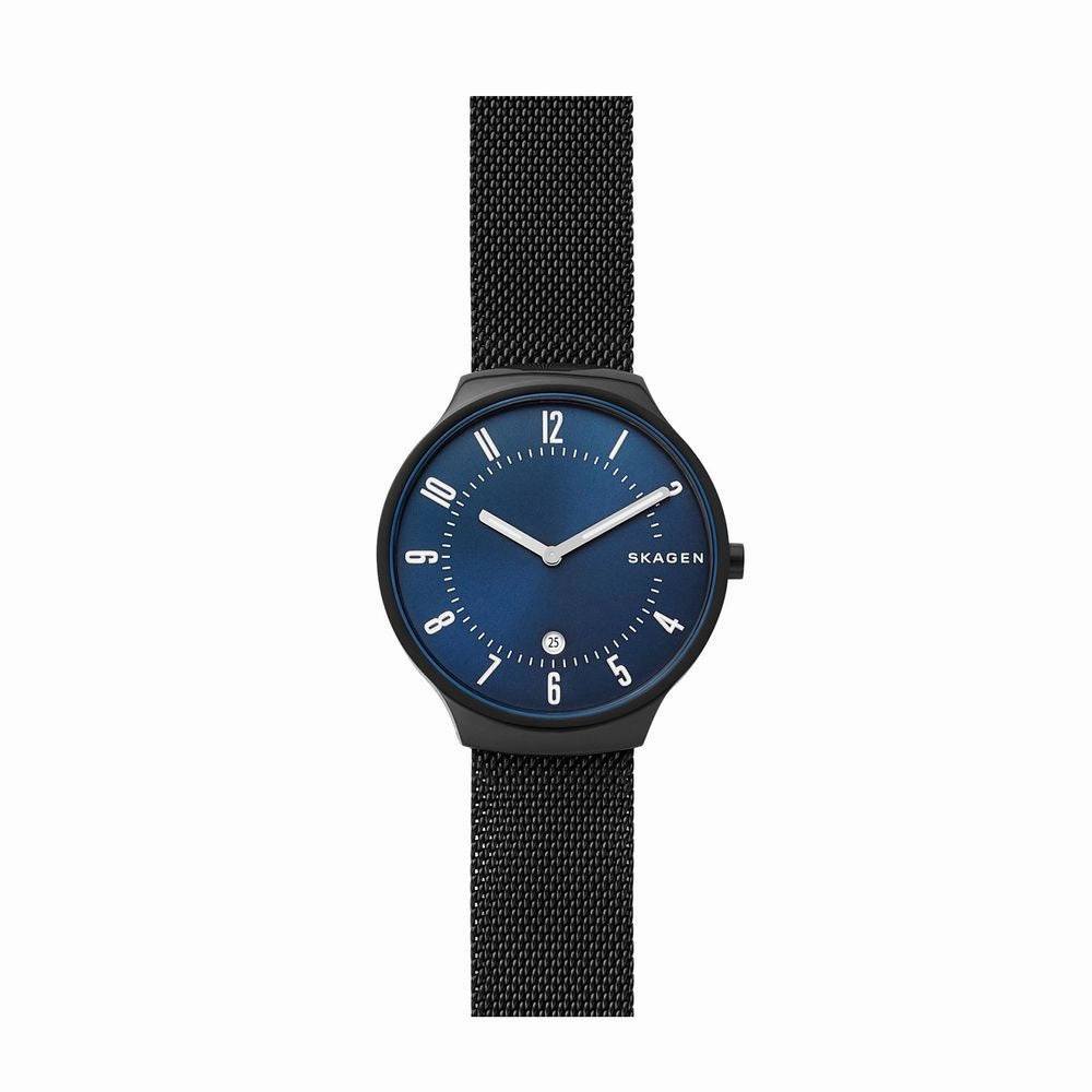 SKAGEN SKW6461 Grenen Black Steel Men's Mesh Watch