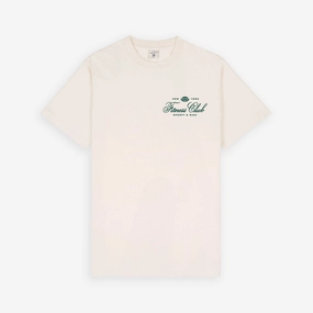 SPORTY & RICH | FITNESS WORLD T-SHIRT { CREAM/ALPINE